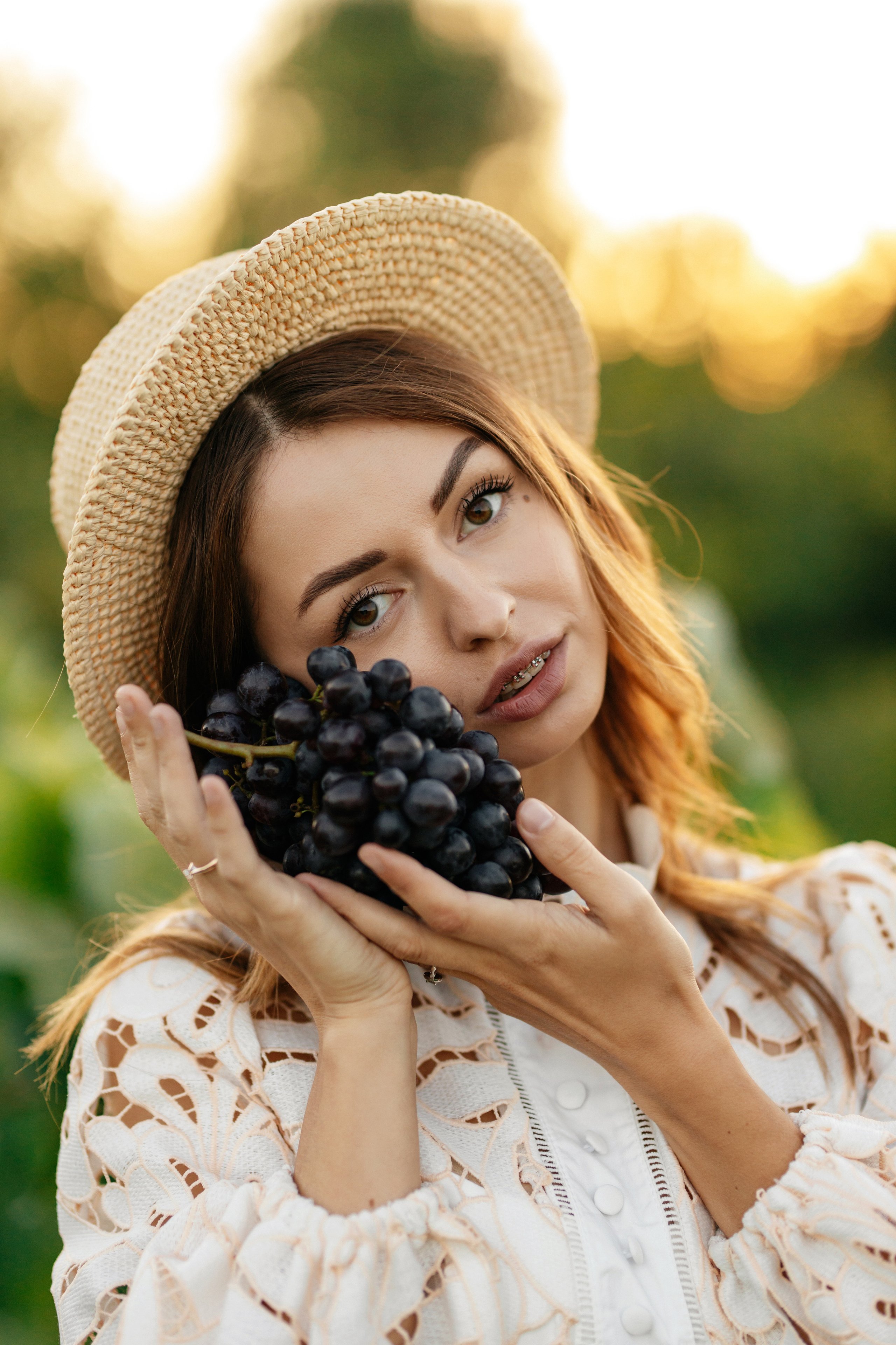 Наталья в винограднике