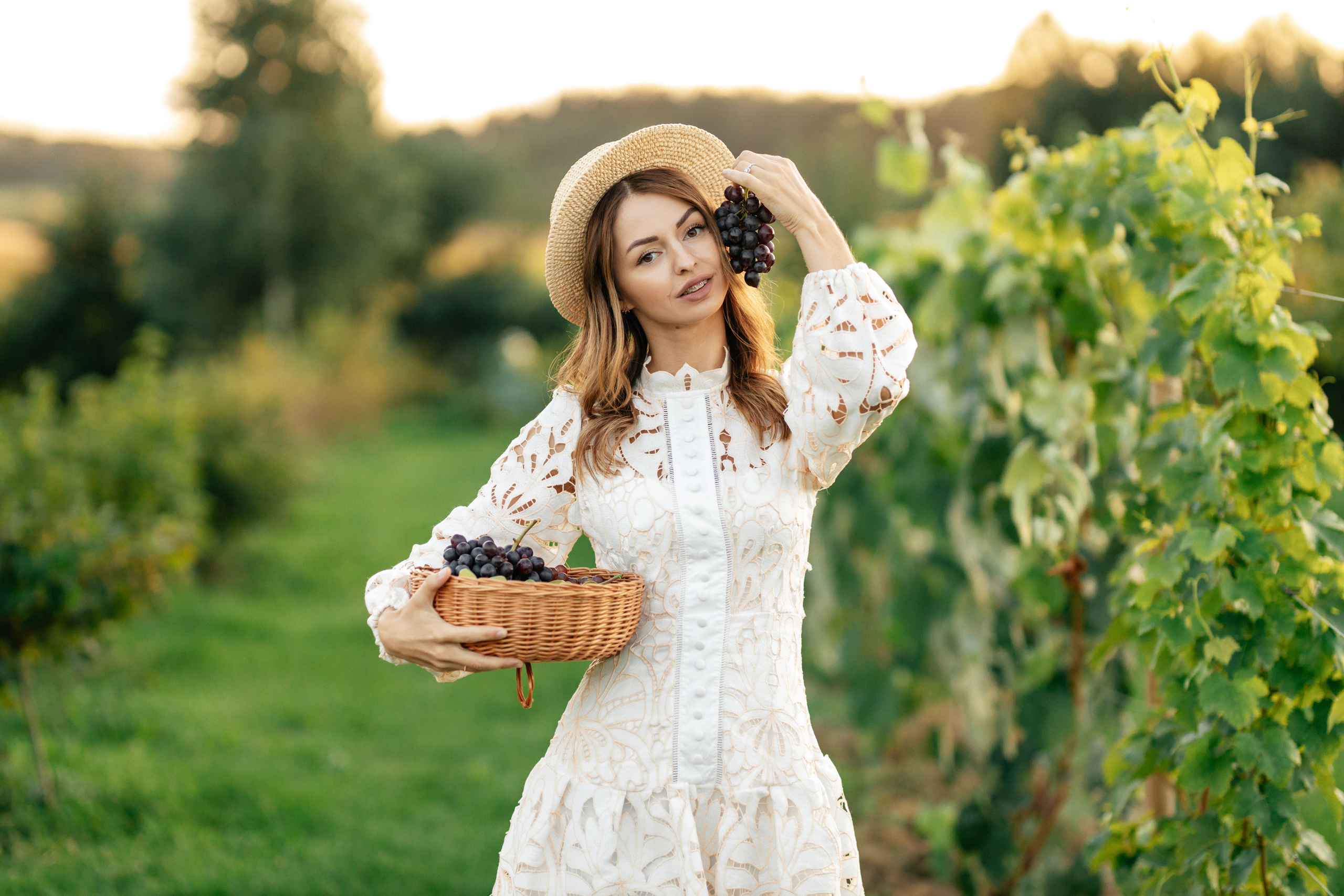 Наталья в винограднике. Фотограф Даугавпилс/Рига Виктория Нитиша