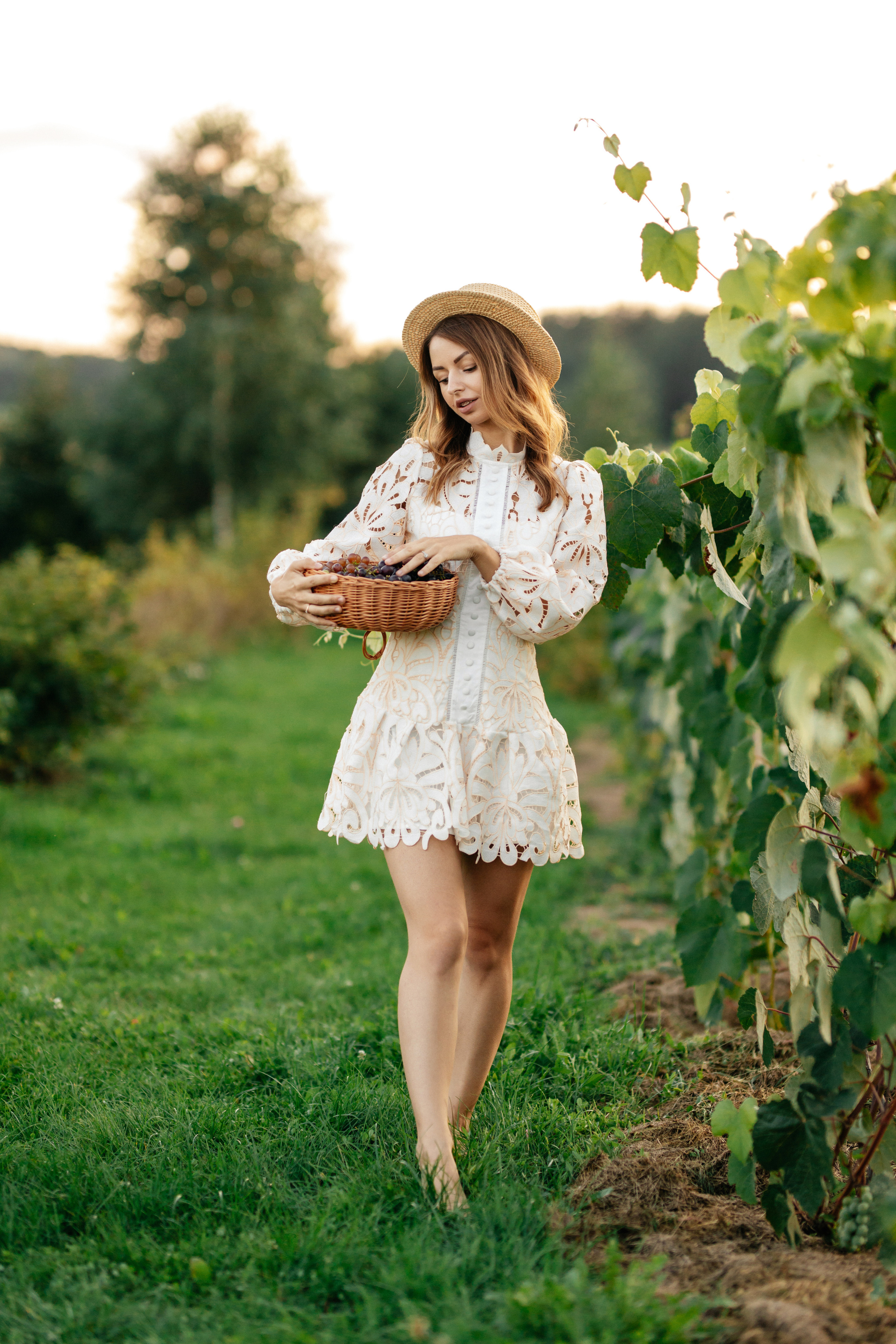 Наталья в винограднике. Фотограф Даугавпилс/Рига Виктория Нитиша