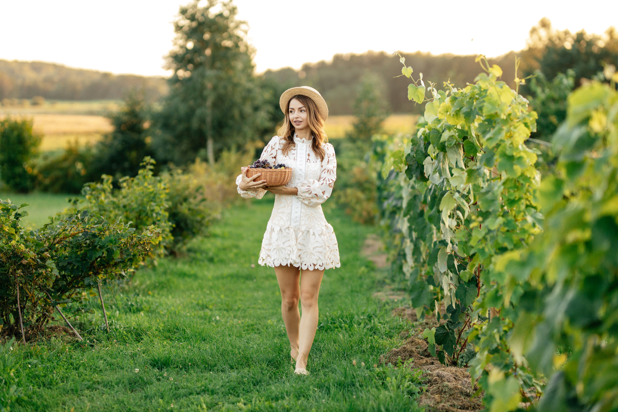 Наталья в винограднике. Фотограф Даугавпилс/Рига Виктория Нитиша