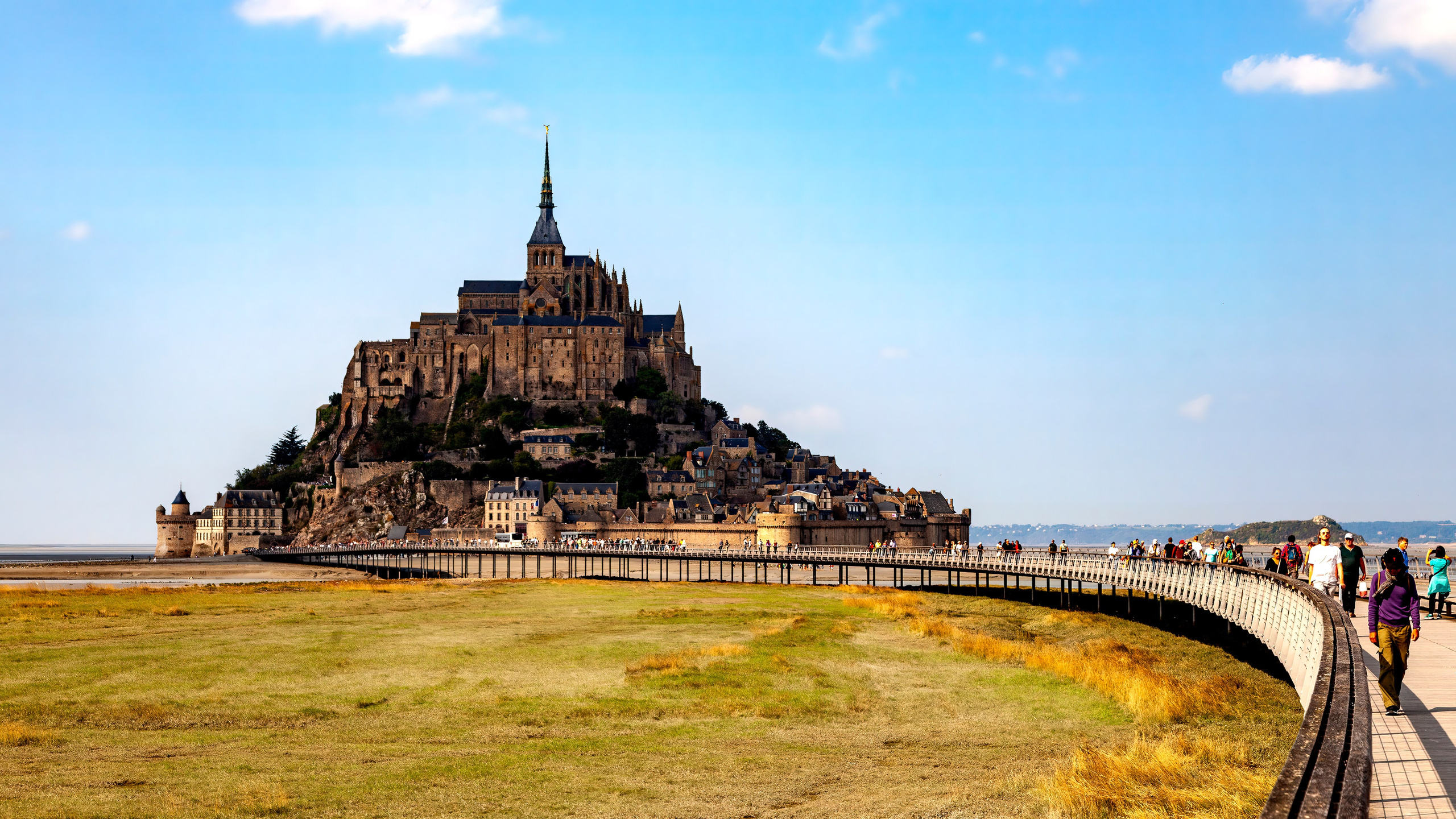183.Abbey of Mont Saint Michel.France.20.9.2024. Путешествия в формате 360......