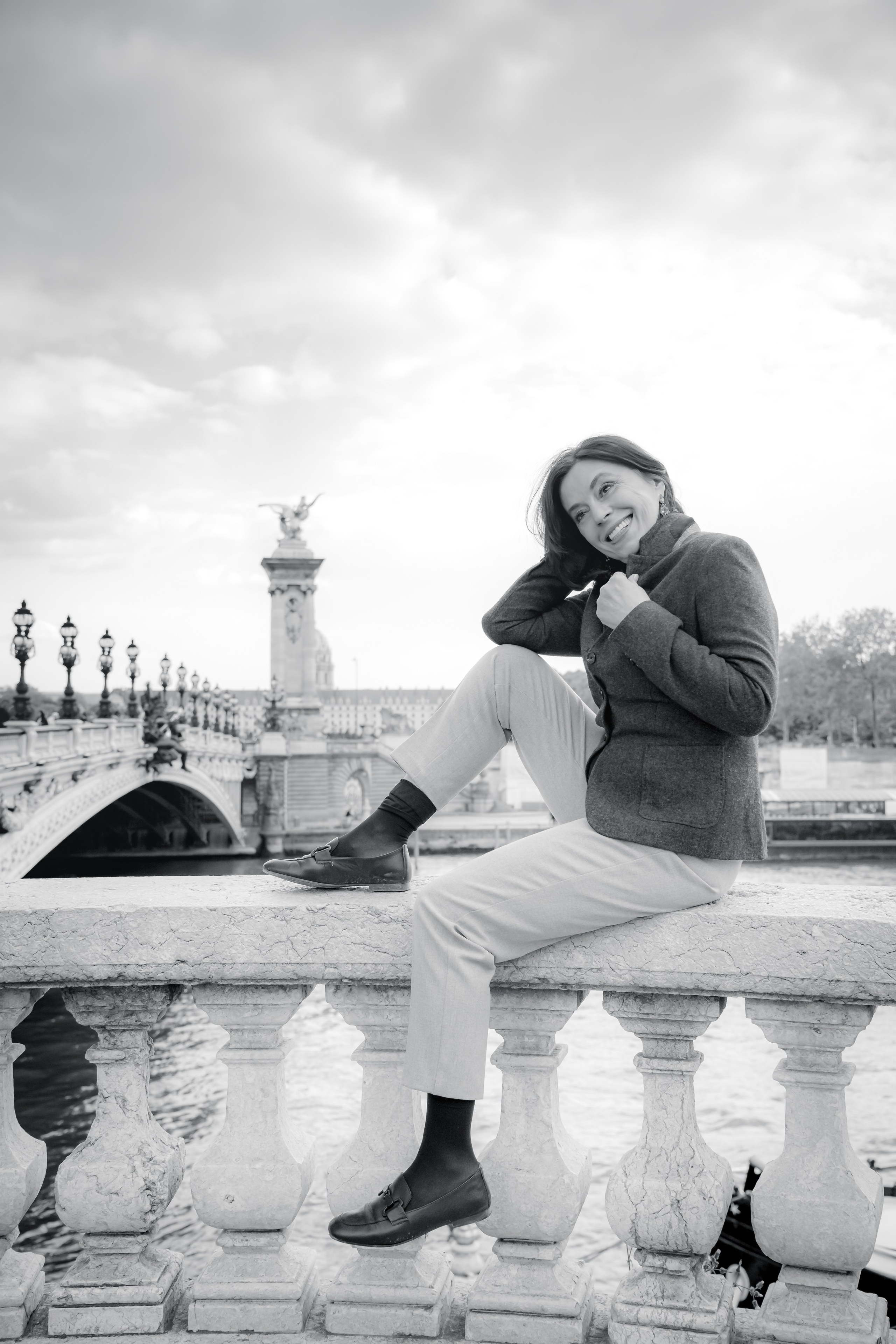 Tatiana: Alexander III bridge photoshoot & Eiffel Tour. Photographer in Paris Marina Chaput