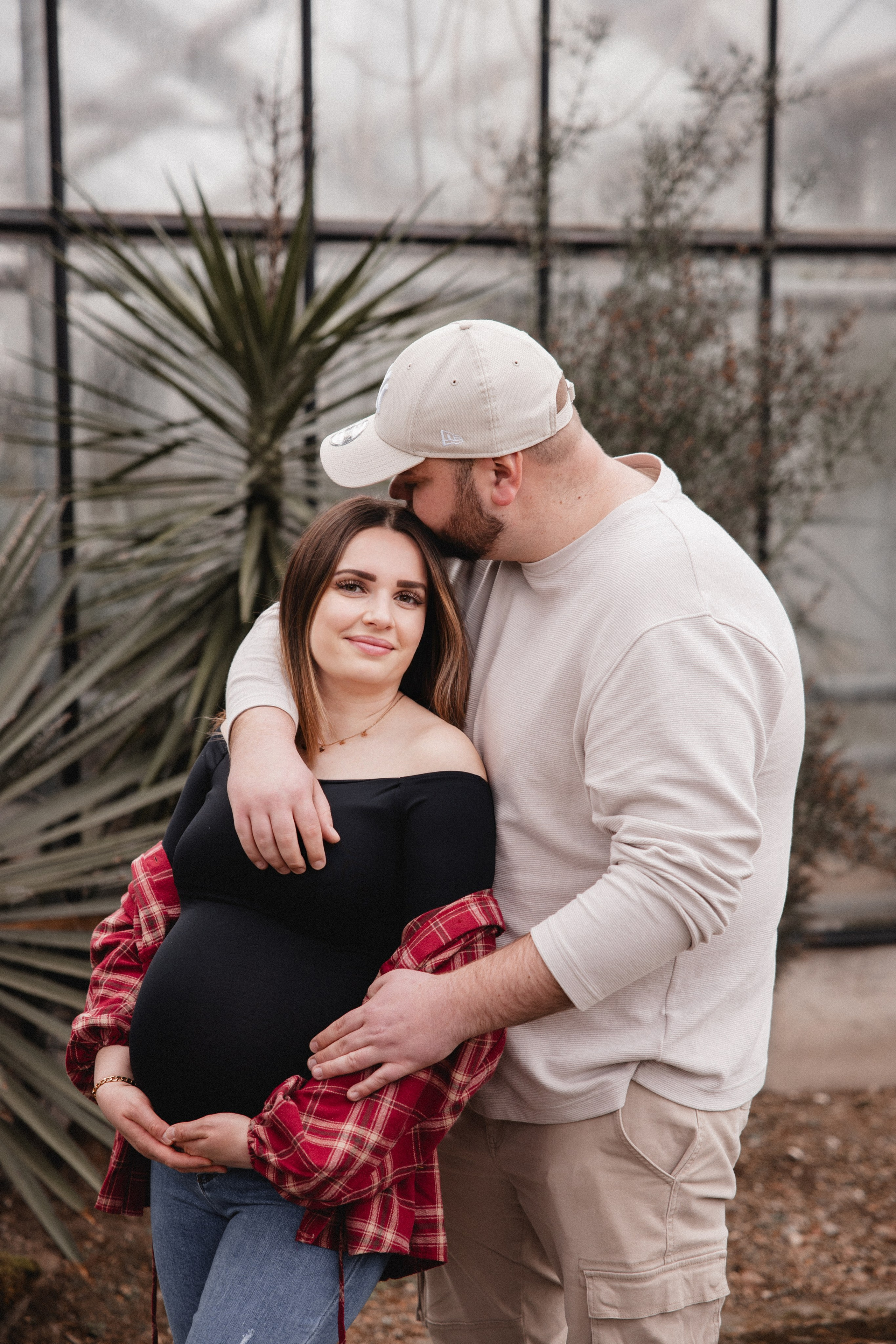 Babybauch Shooting im Fotostudio | Schwangerschaftsfotos in Bochum. Hochzeitsfotografin Bochum | Halyna Reiche Fotografie NRW