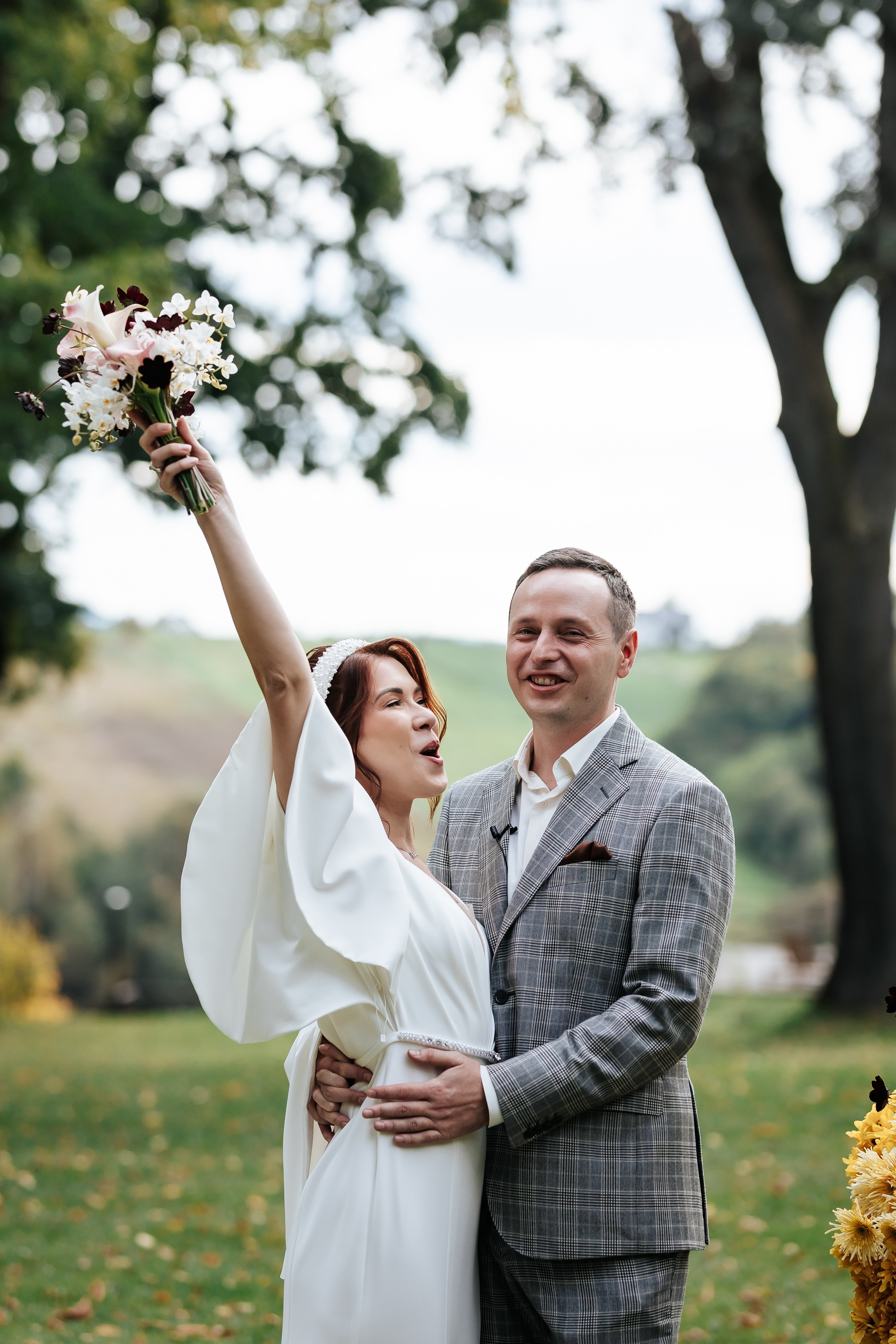 Maria & Serhiy. Dwor Sierakow. 25.09.2024. Fotograf ślubny i rodzinny w Krakowie Yana Klymova