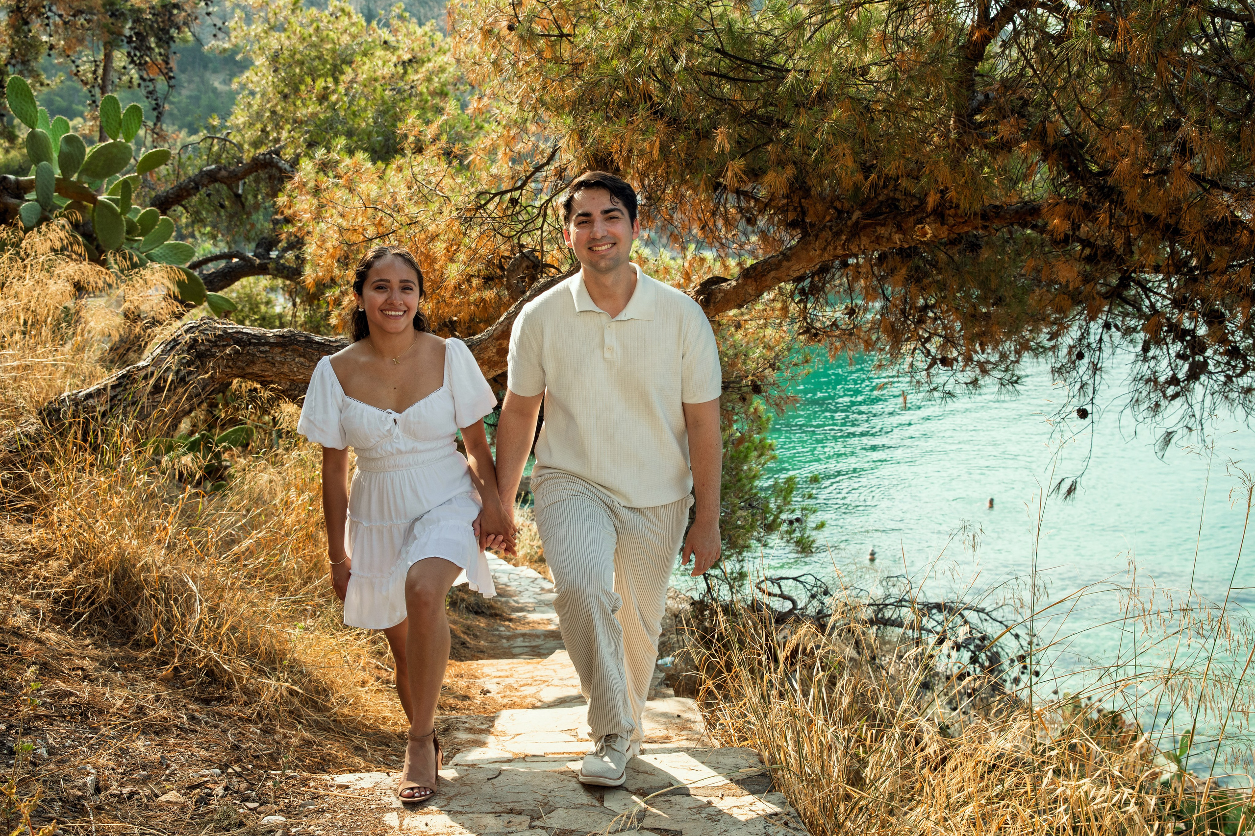 Ariana & Richard (USA). Photographer Anya Khasapi. Nafplio, Greece