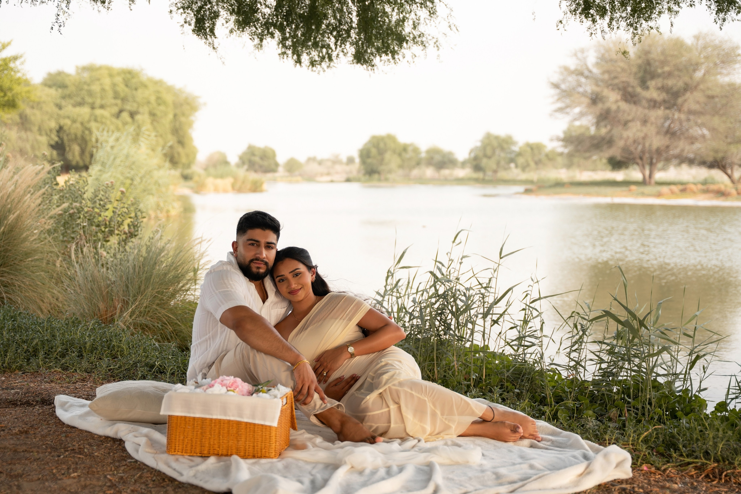 Sunset whispers: Boy or Girl?. Angela Iakovleva — Family Photographer in Dubai