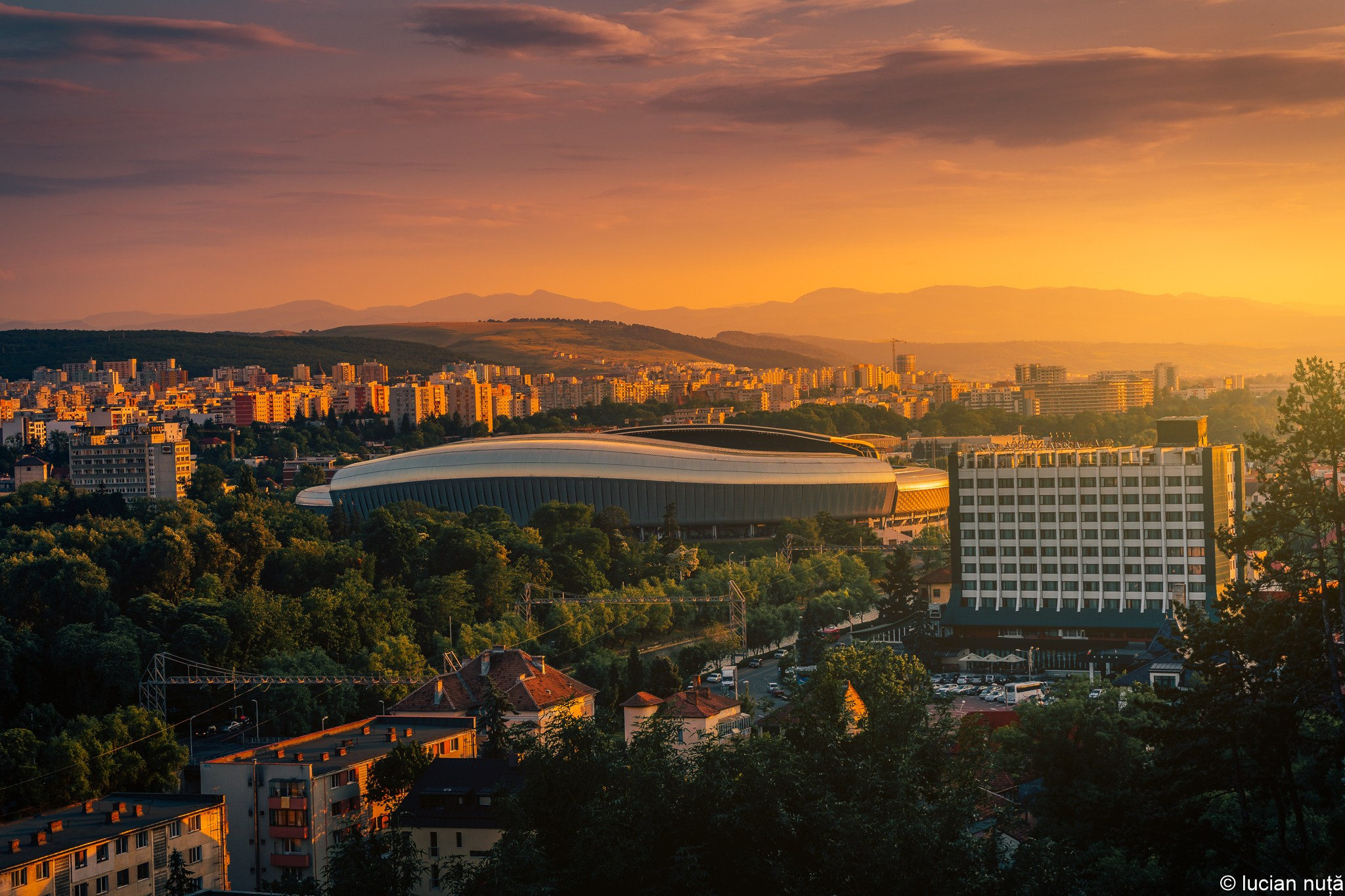 Cluj - Napoca cetatuie sunset
