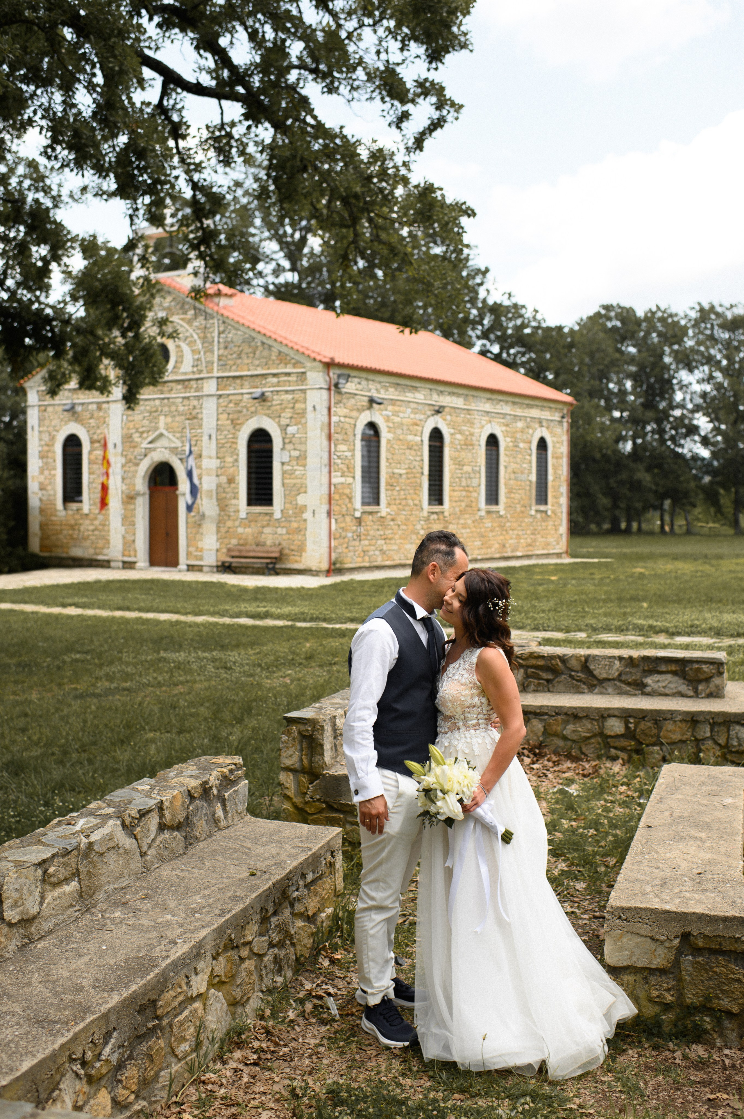 Wedding in Arnia Daria and George. Family, children, portrait, and event photography in Thessaloniki