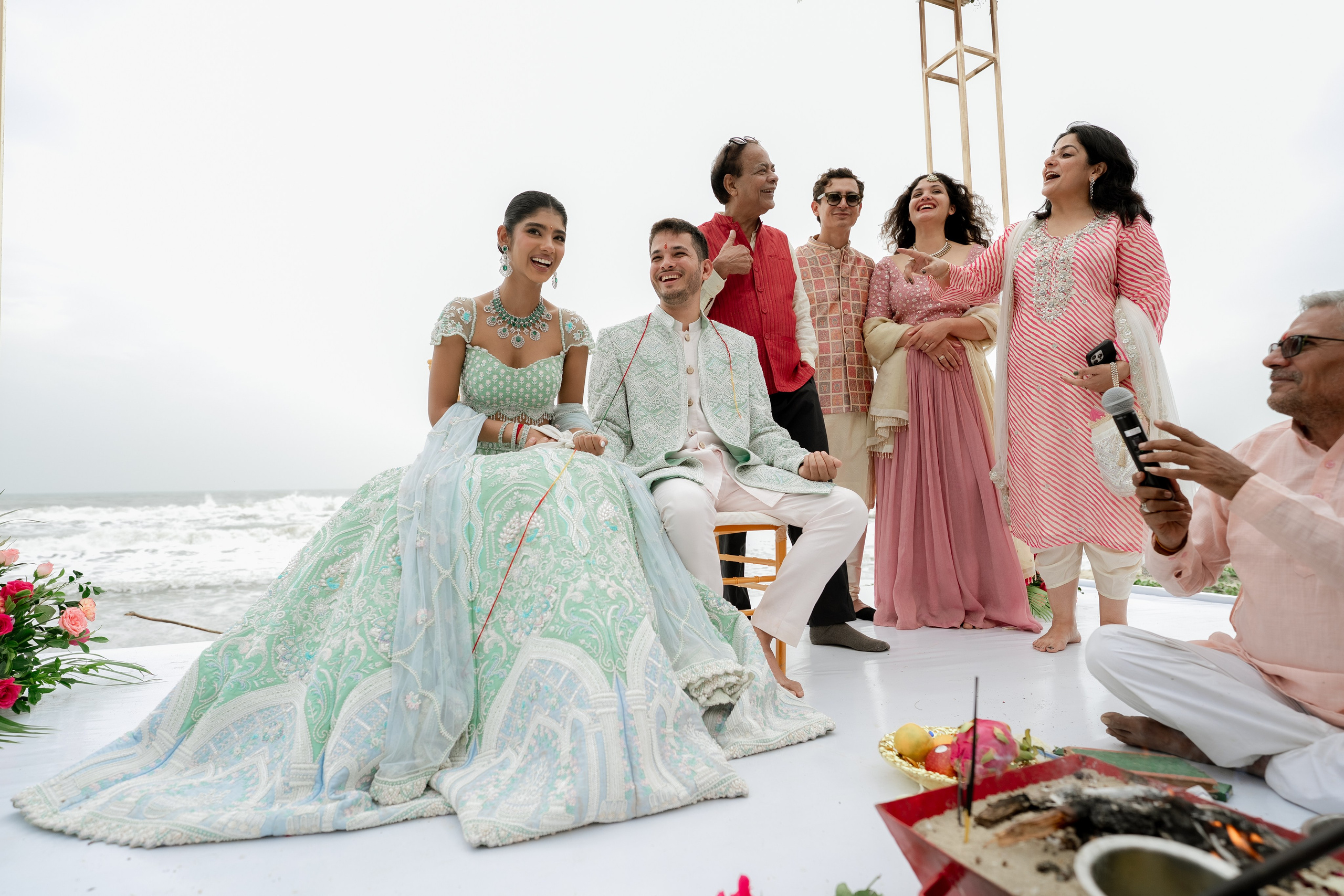 Beach Shaadi! Ft. Aishwarya & Milan. Fine art Wedding Photographers in India & Canada