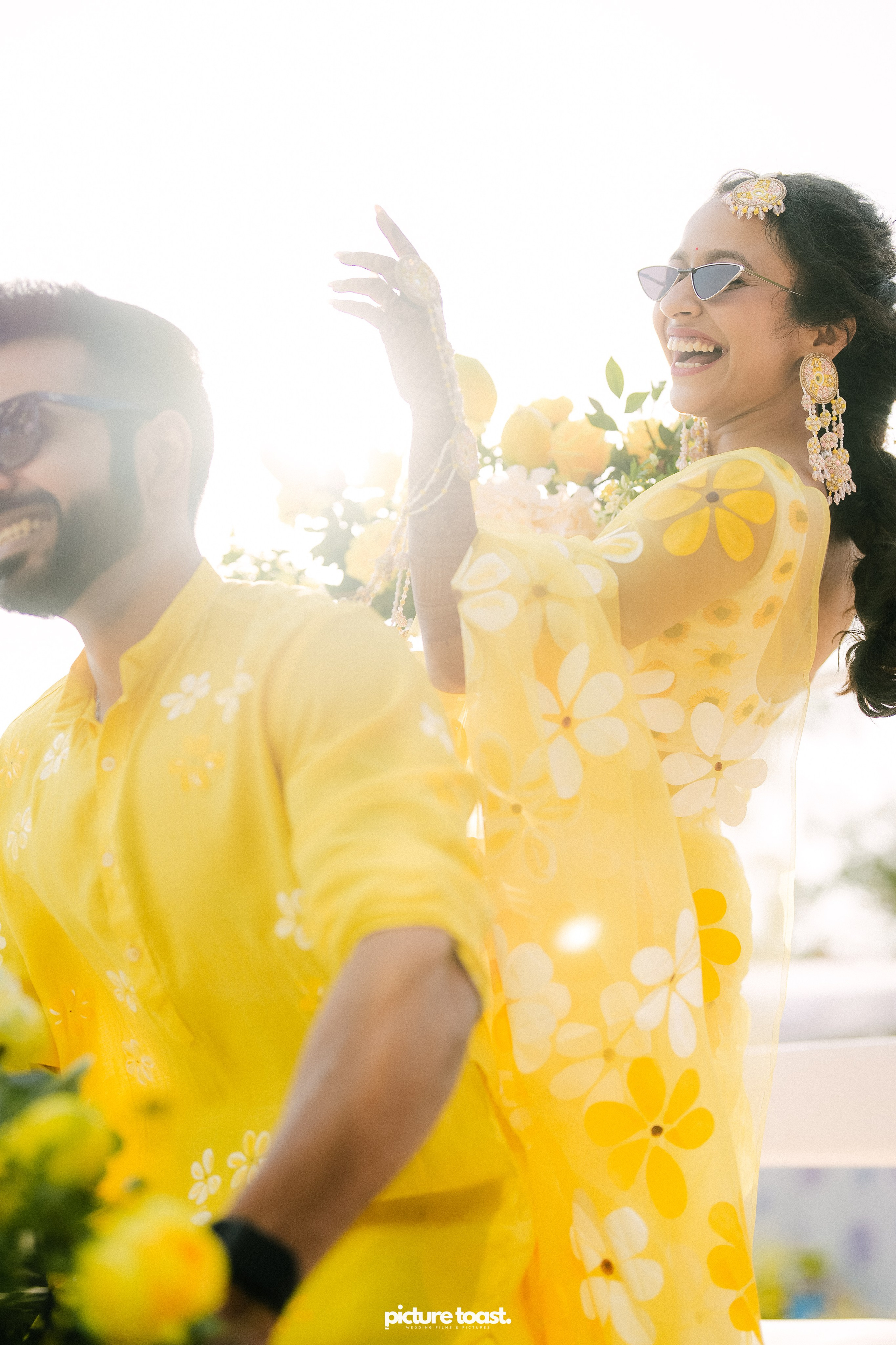 Haldi Hues Ft. Baebie & Goyal. Fine art Wedding Photographers in India & Canada