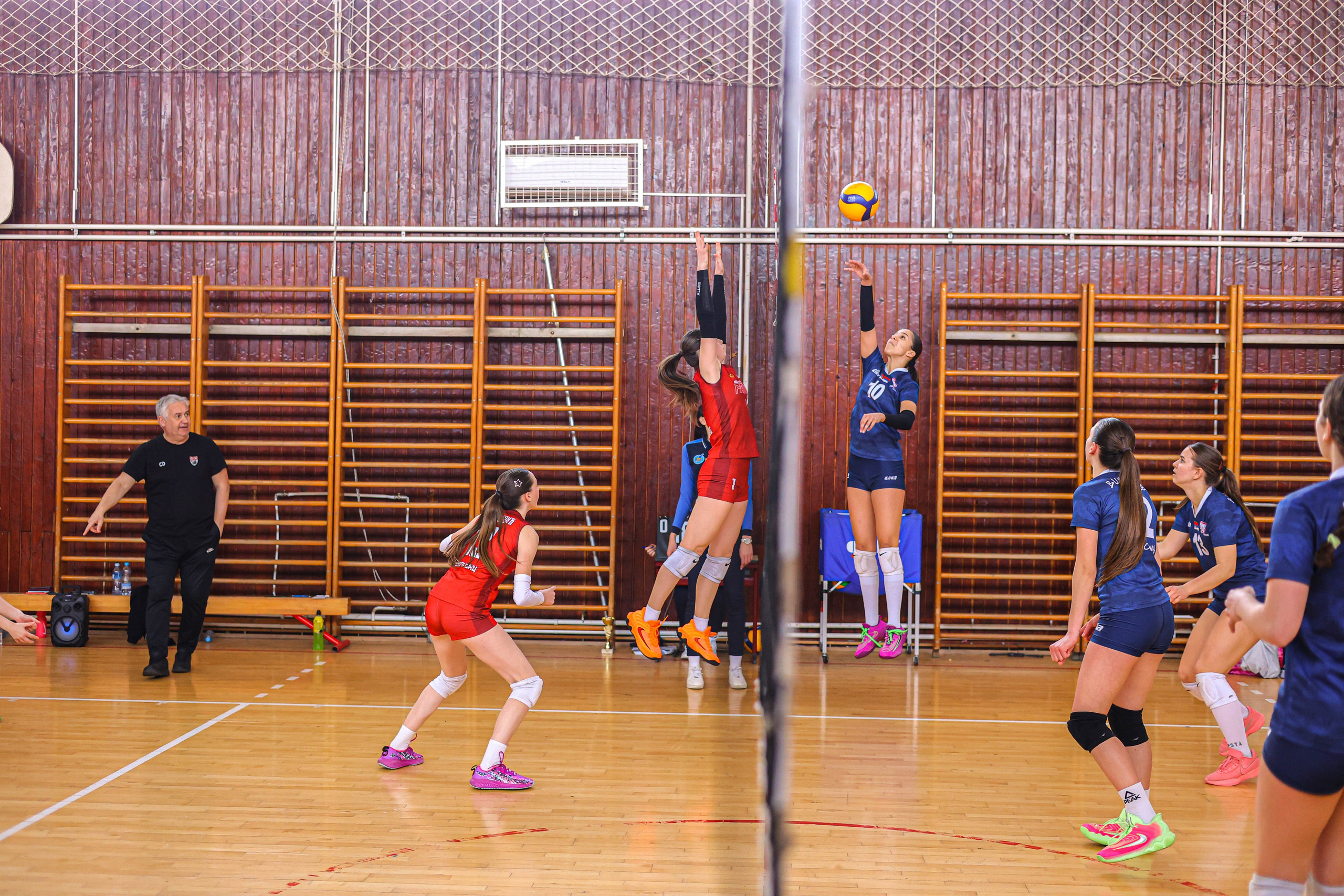 Odbojka 22.03.  Radnicki KG — BlockVolley JAG. Foto Simic Jagodina