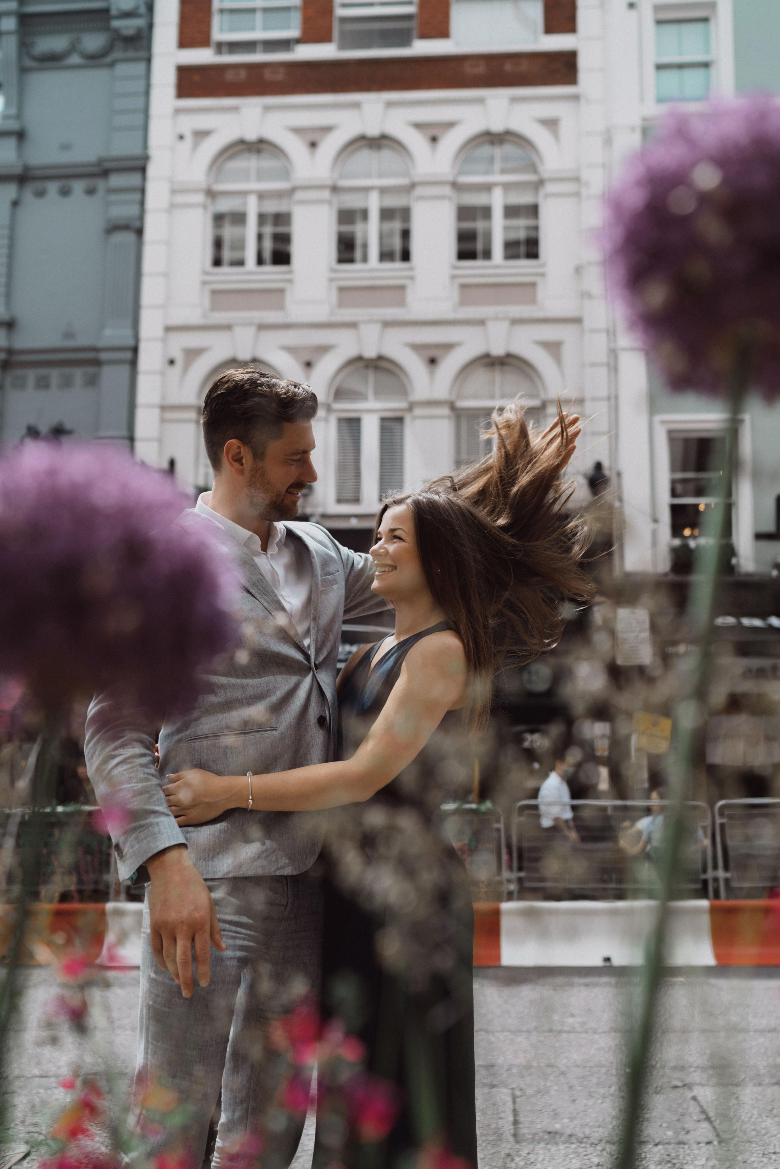 Engagement session at Covent Garden. London portrait and family photographer