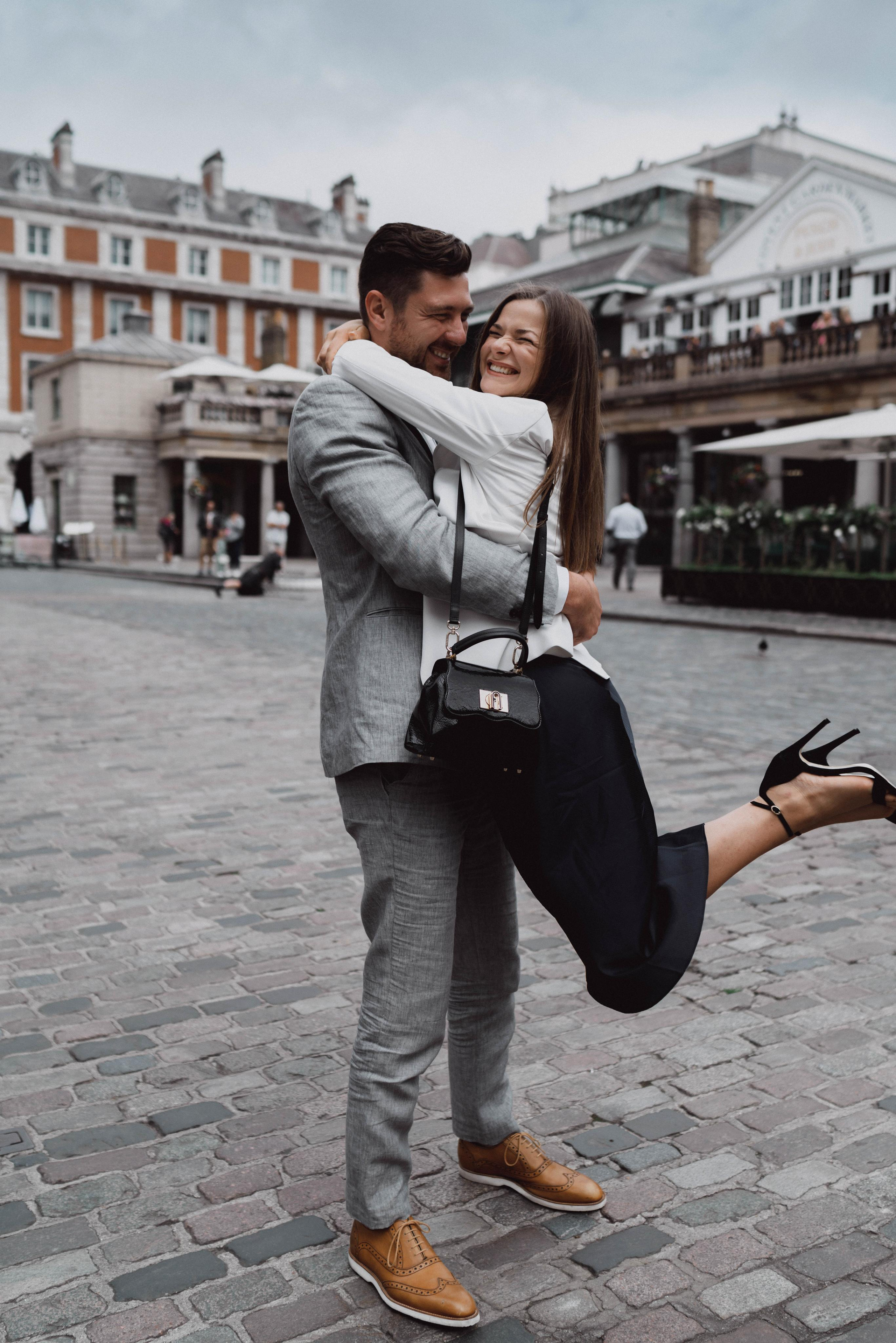 Engagement session at Covent Garden. London portrait and family photographer