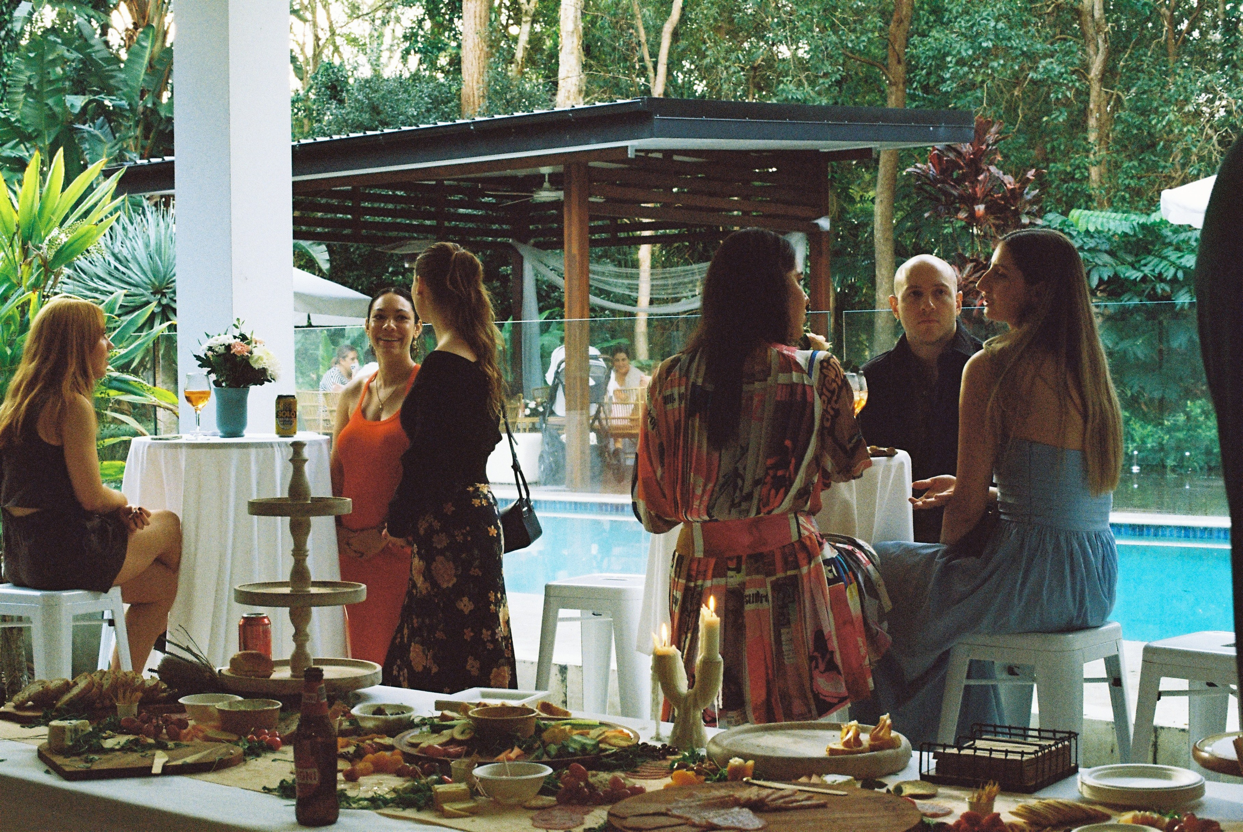 Engagement Party. Film portrait photographer