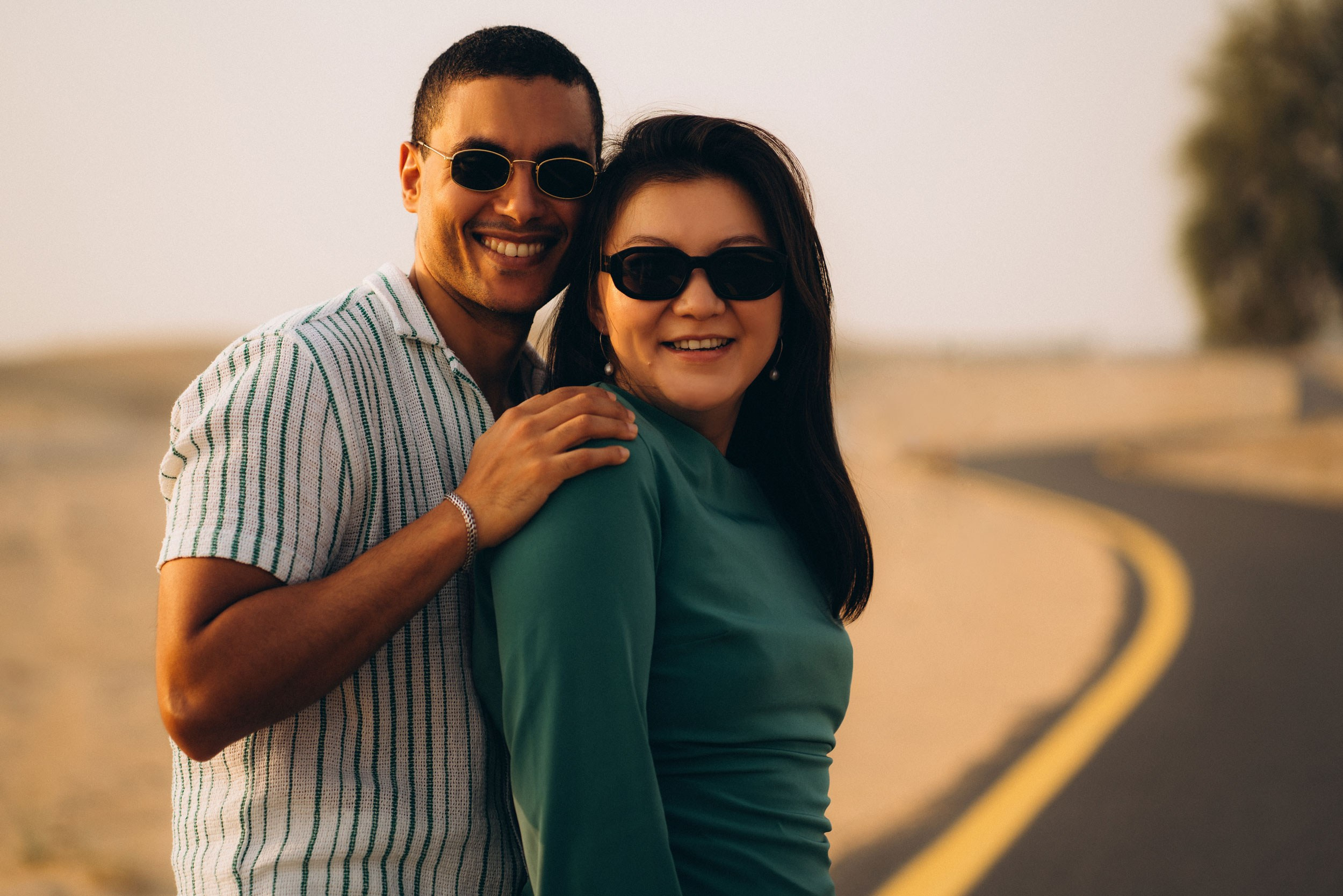 Sunset of Two Hearts. Angela Iakovleva — Family Photographer in Dubai