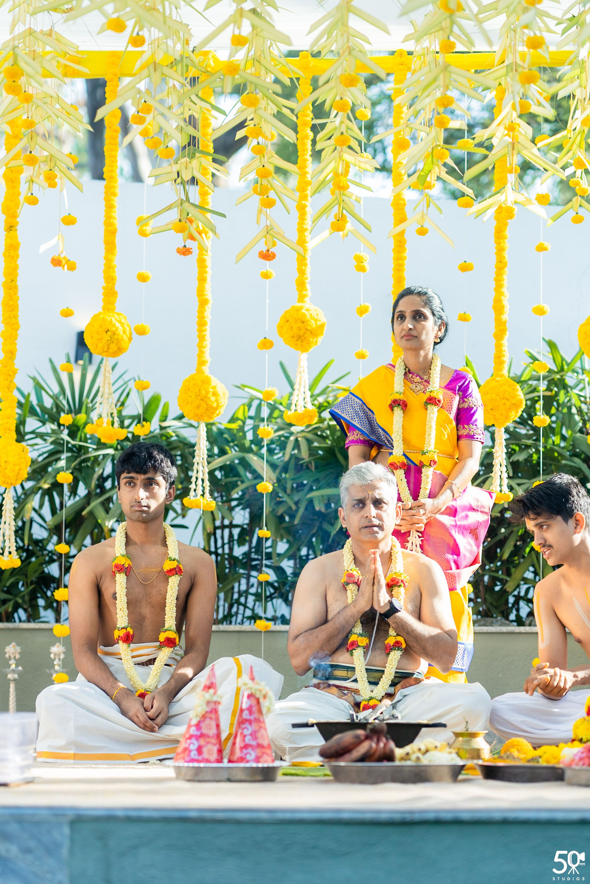 SANJAY AND SAKETH UPANAYANA. 50mm STUDIOS