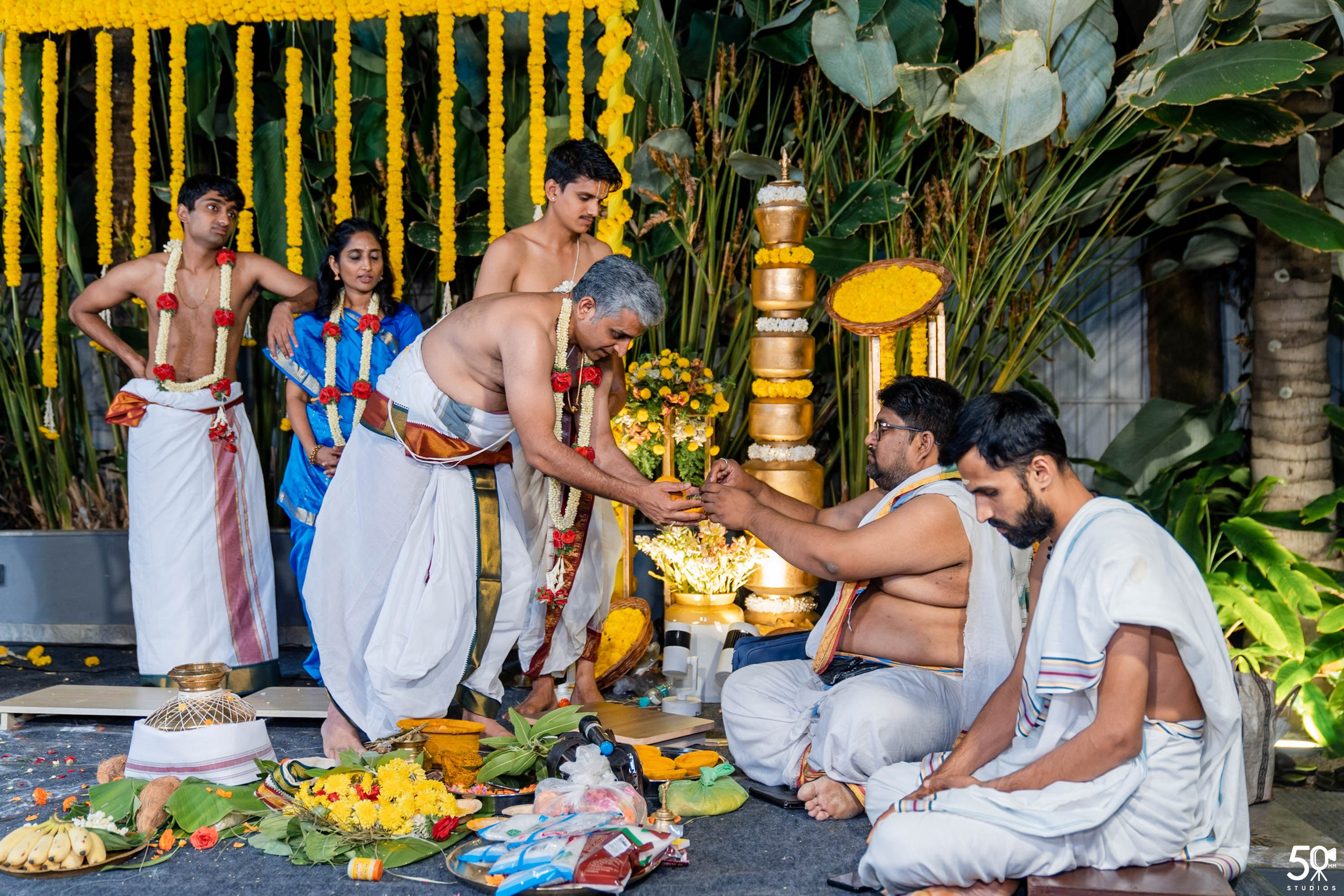 SANJAY AND SAKETH UPANAYANA. 50mm STUDIOS