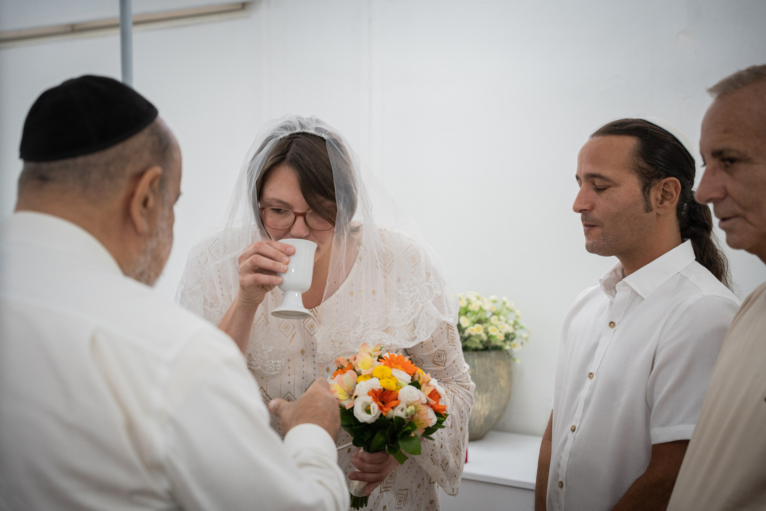 Chuppah of Yael & Raz, Hod Hasharon, July 2026. Divign By Tehilah — Meaningful Graphic Design & Photography