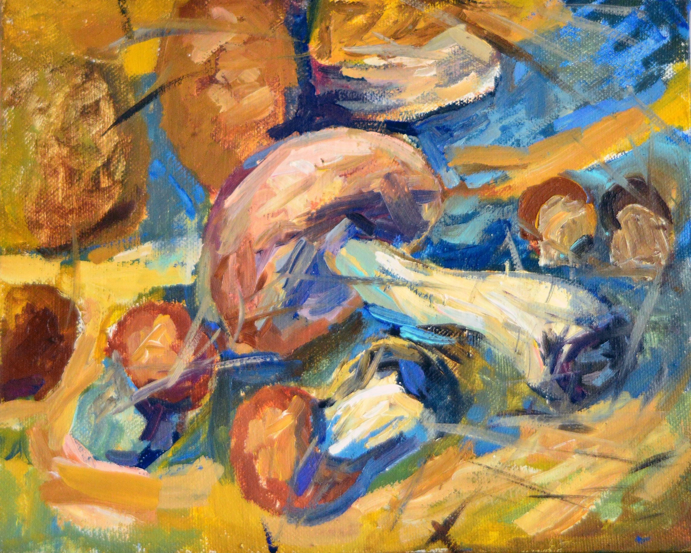 «Mushrooms». Художник живописец Савелова Ольга