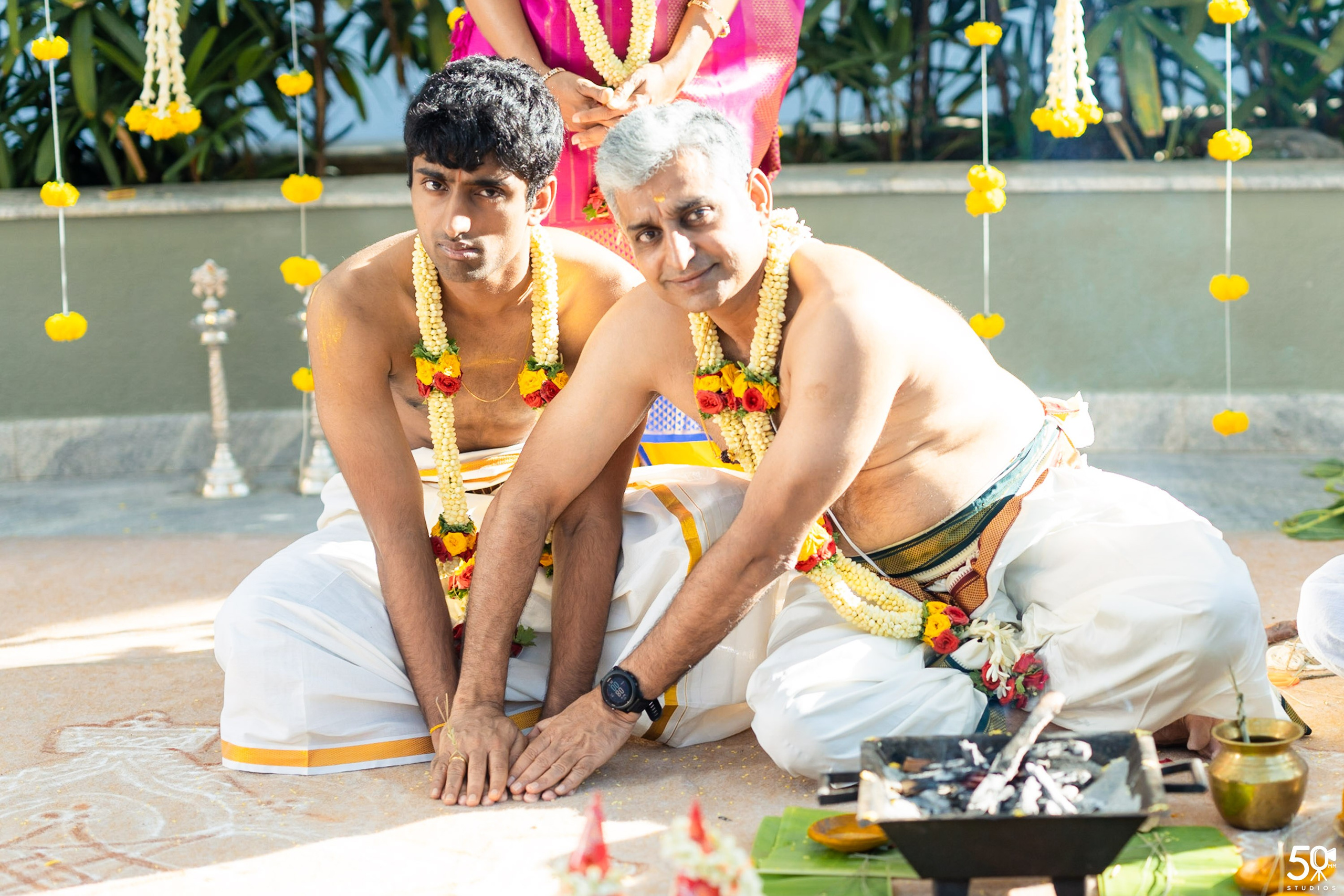 SANJAY AND SAKETH UPANAYANA. 50mm STUDIOS