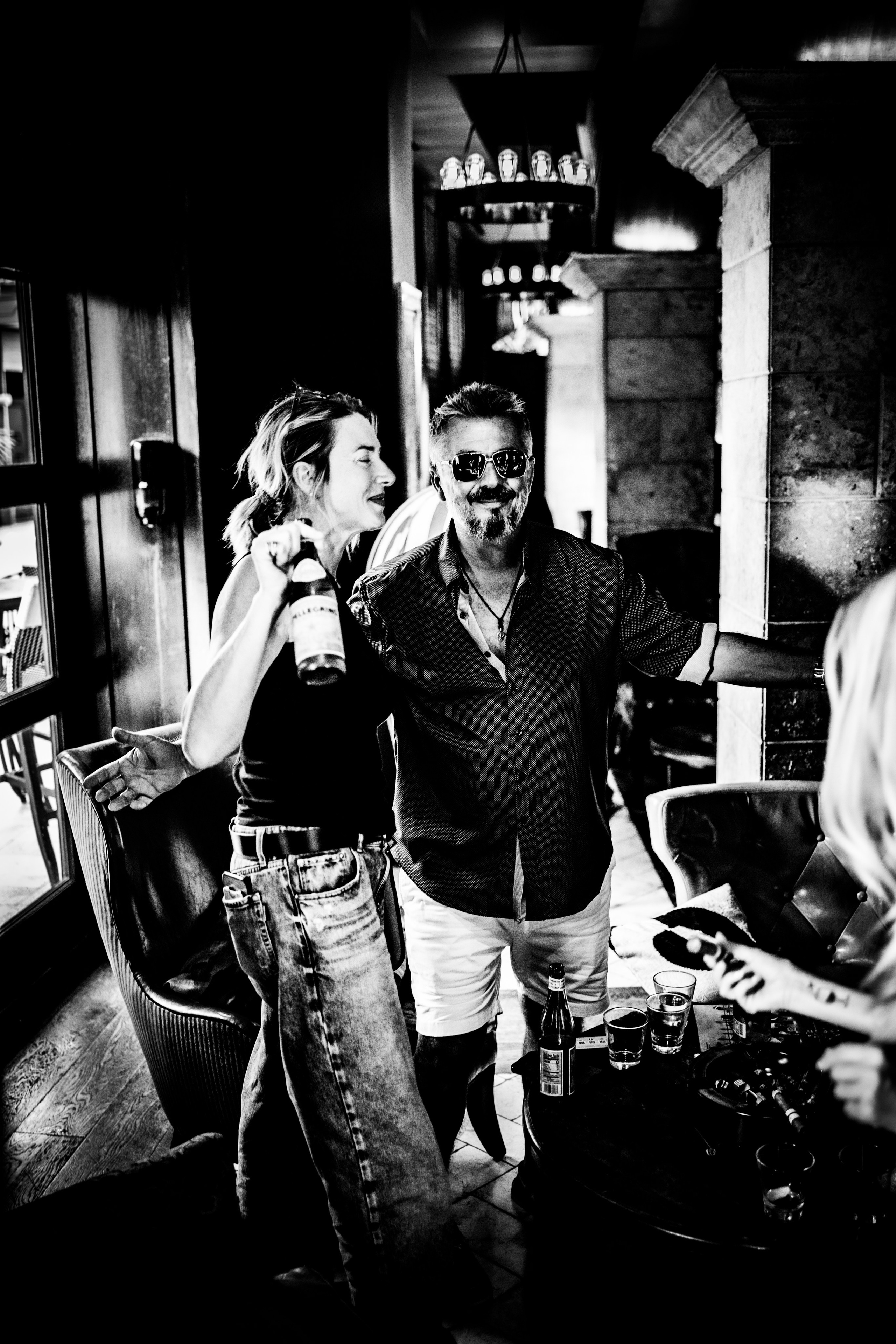 Burn Black and White Series. Out and About 239