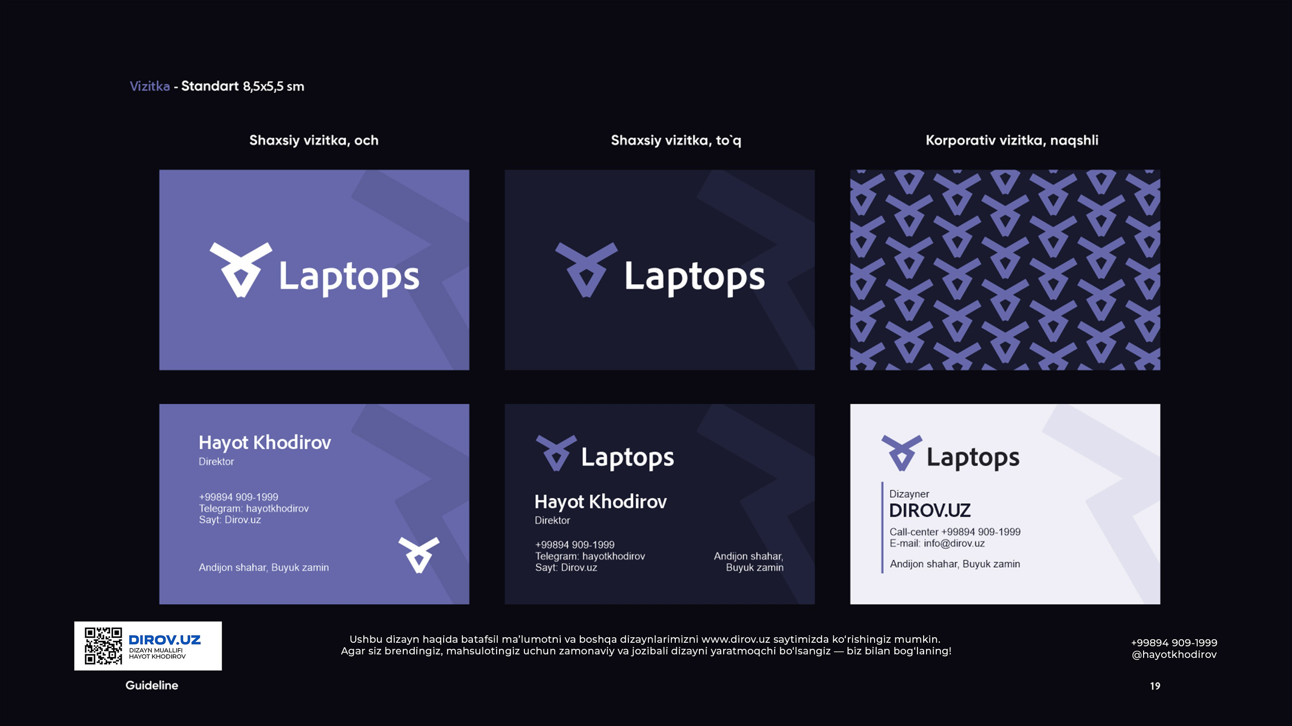 Laptops  — Logotip. Dirov — Hayot Khodirov