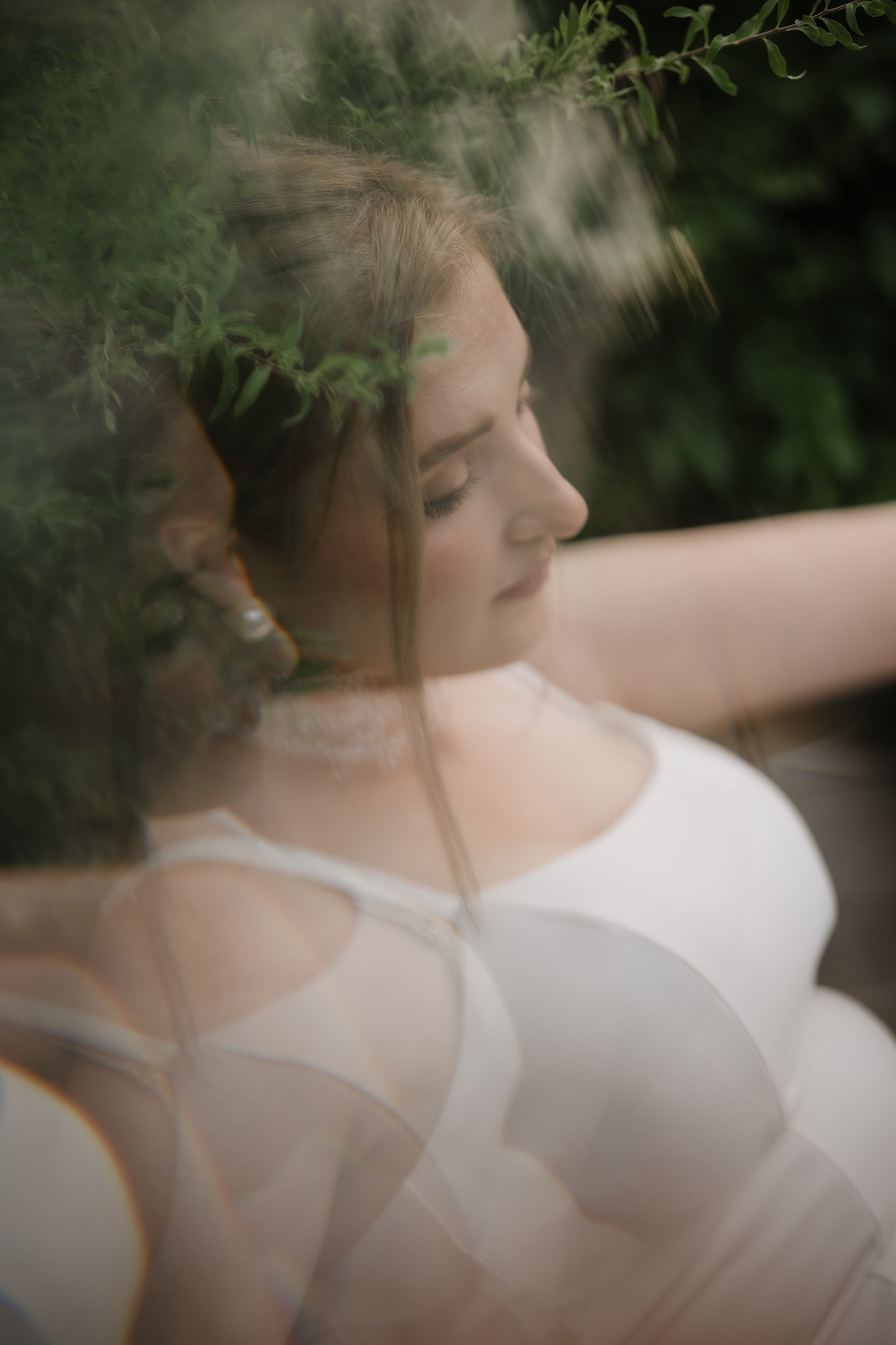 Natalie as a Runaway bride. Portrait and wedding photographer in New York