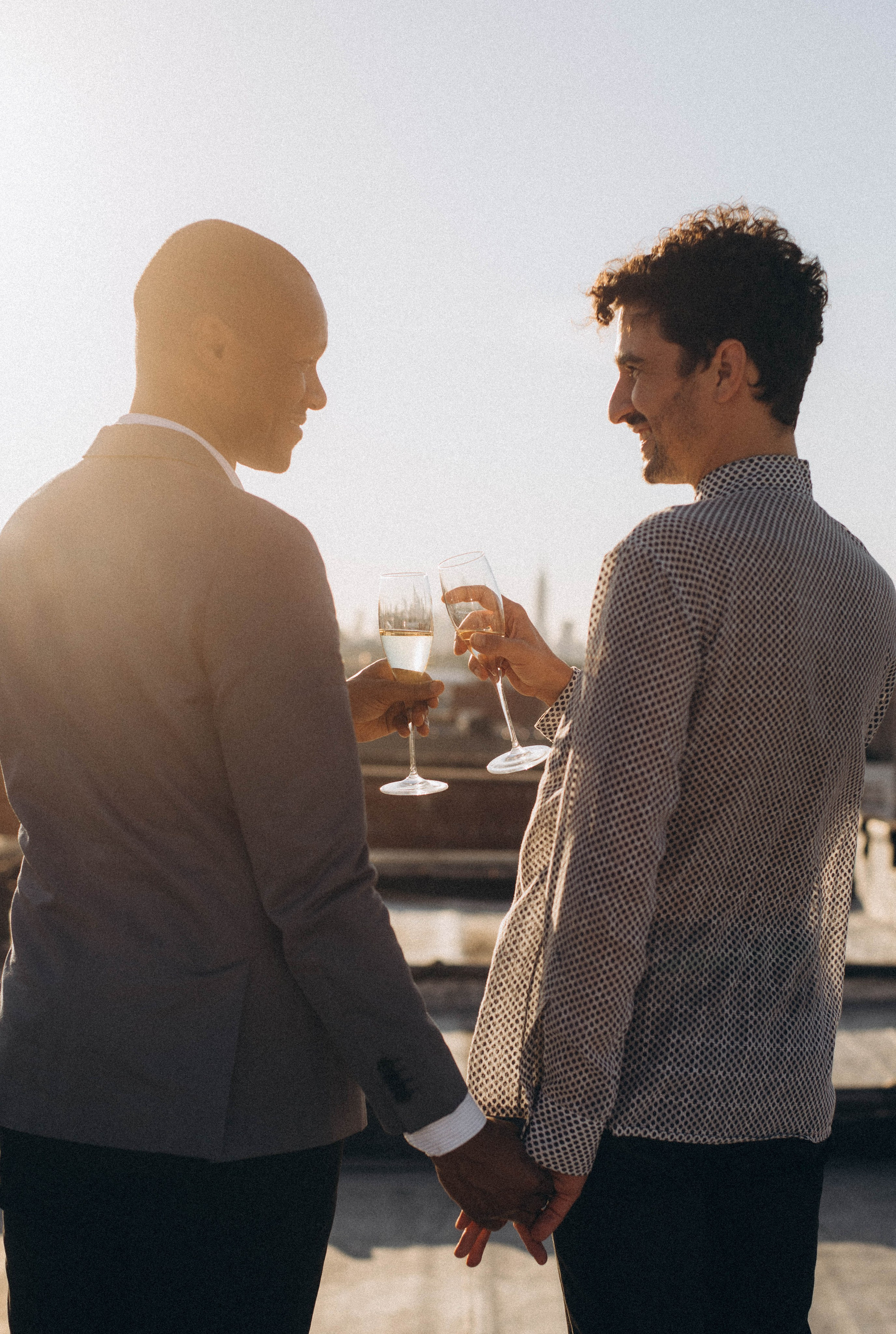 Proposal in Dumbo near Jane’s Carousel lights.