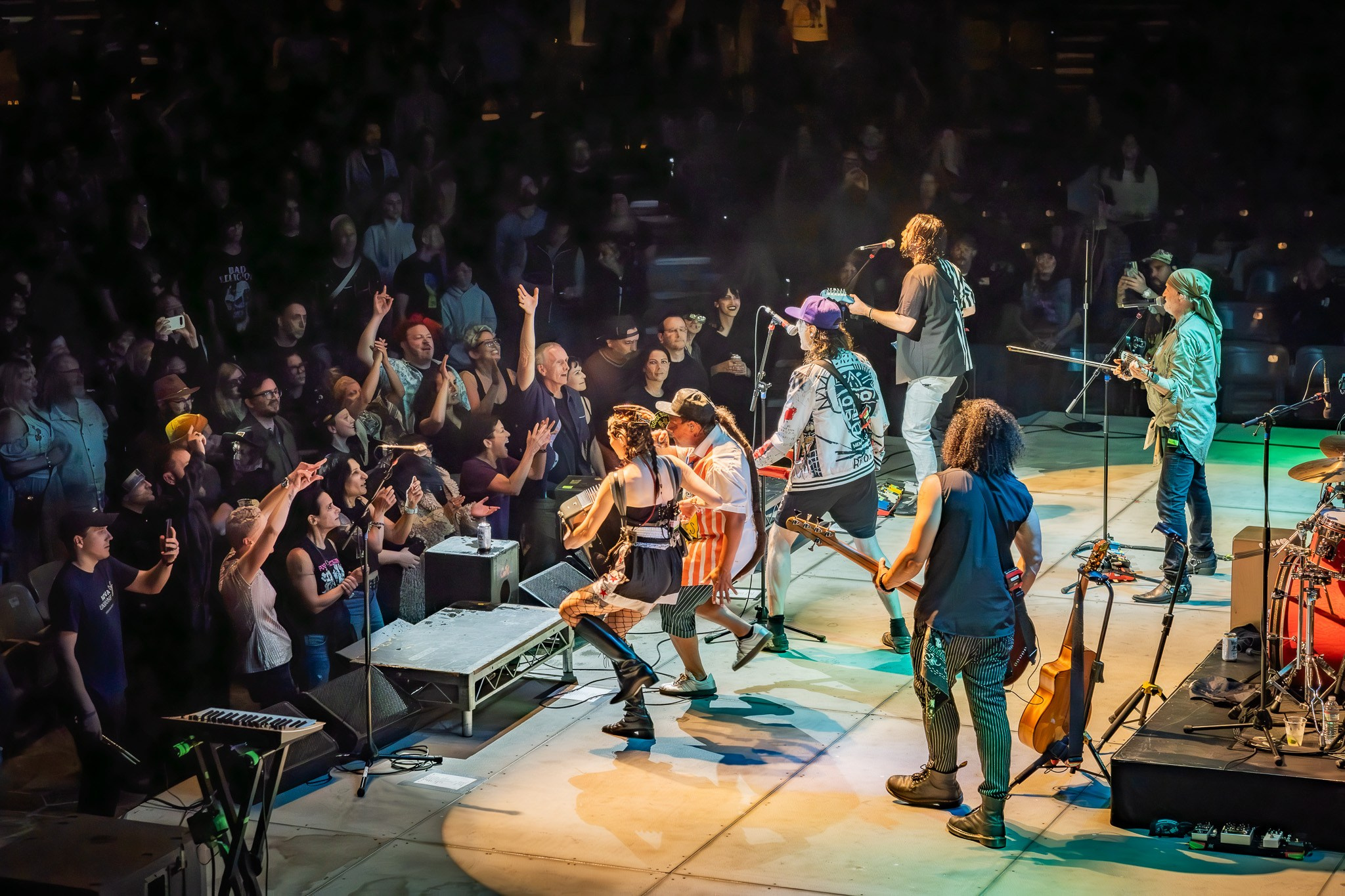 GOGOL BORDELLO / SARATOGA / CA. Reportage concert portrait photography in the San Francisco Bay Area