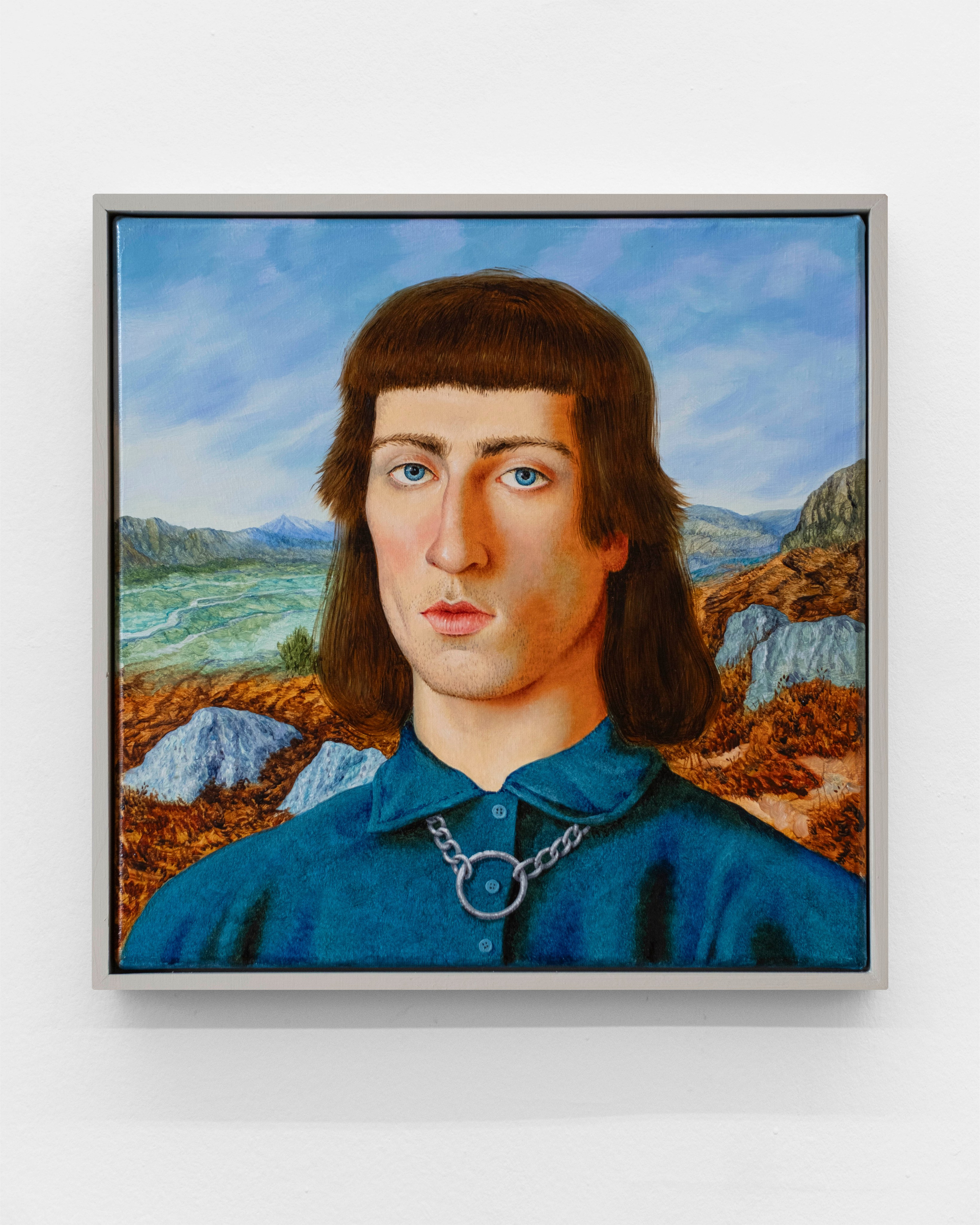 Portrait with a chain. Paul Rog