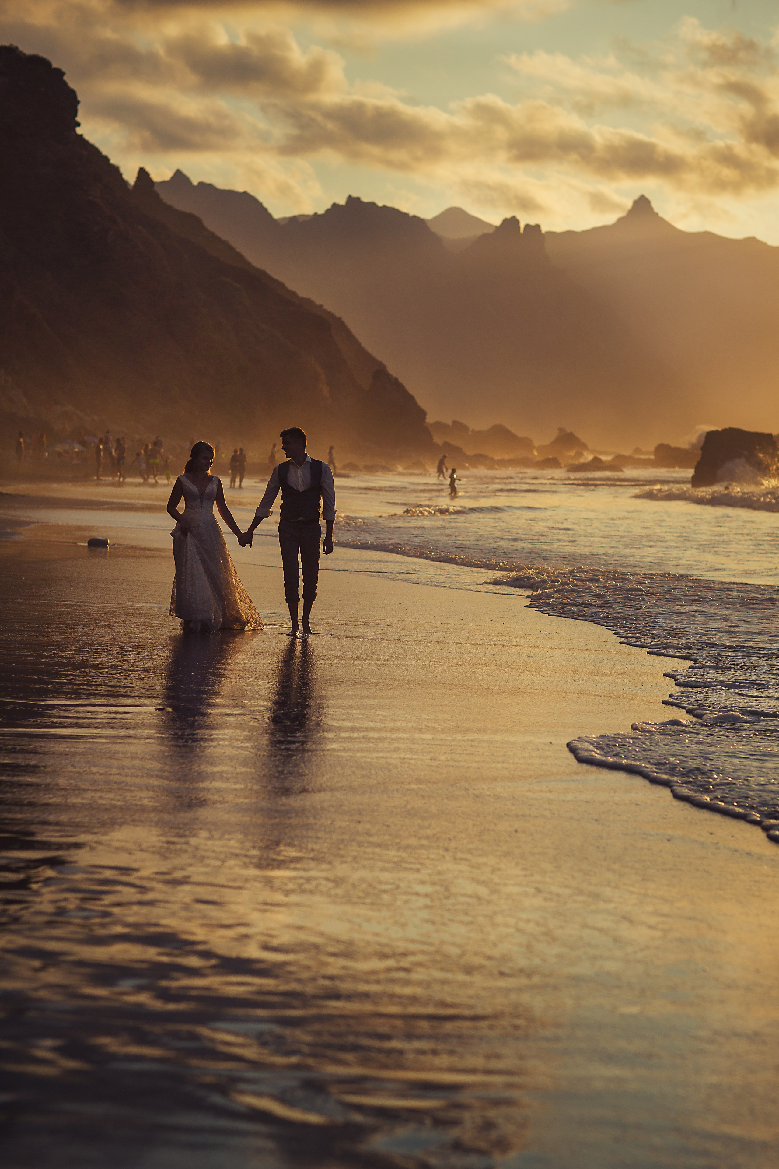 Bodas en Tenerife. Таня Боннет | Профессиональный фотограф на Тенерифе — Летящие платья