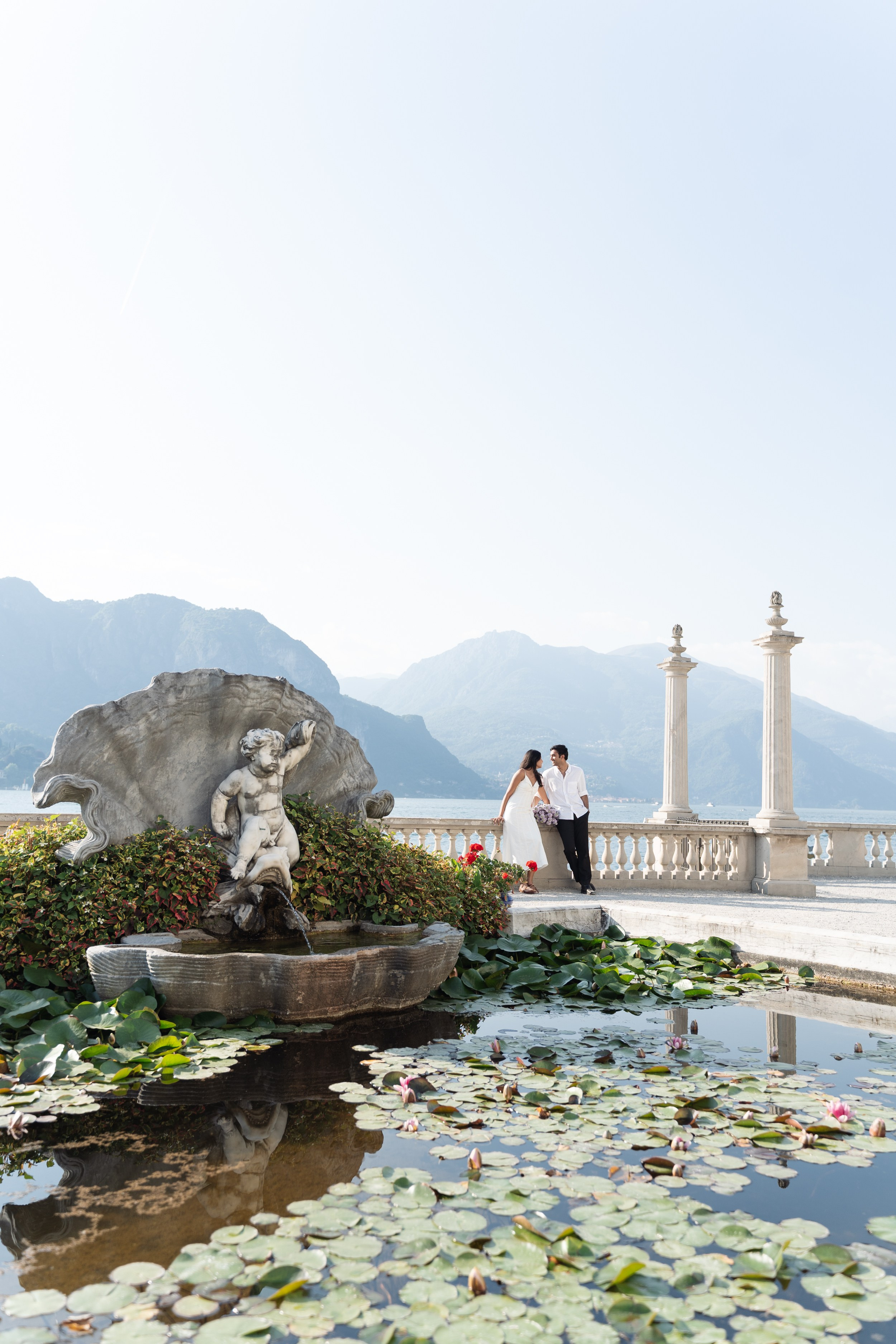 Secret Proposal at Villa Melzi, Lake Como. Lake Como Proposal Photographer | Surprise Proposals & Engagements