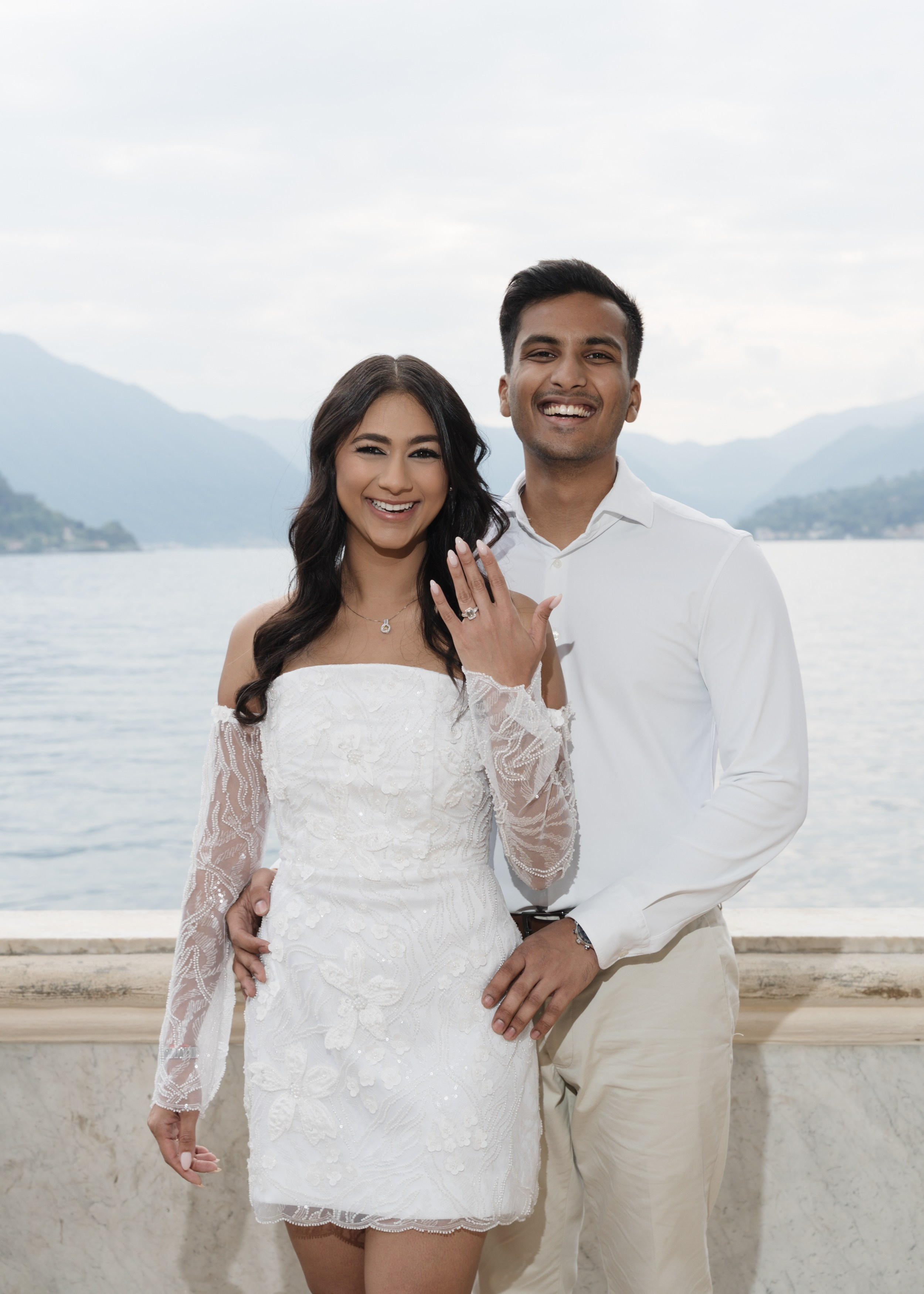 Villa Monastero Secret Proposal. Proposal Photographer in Lake Como