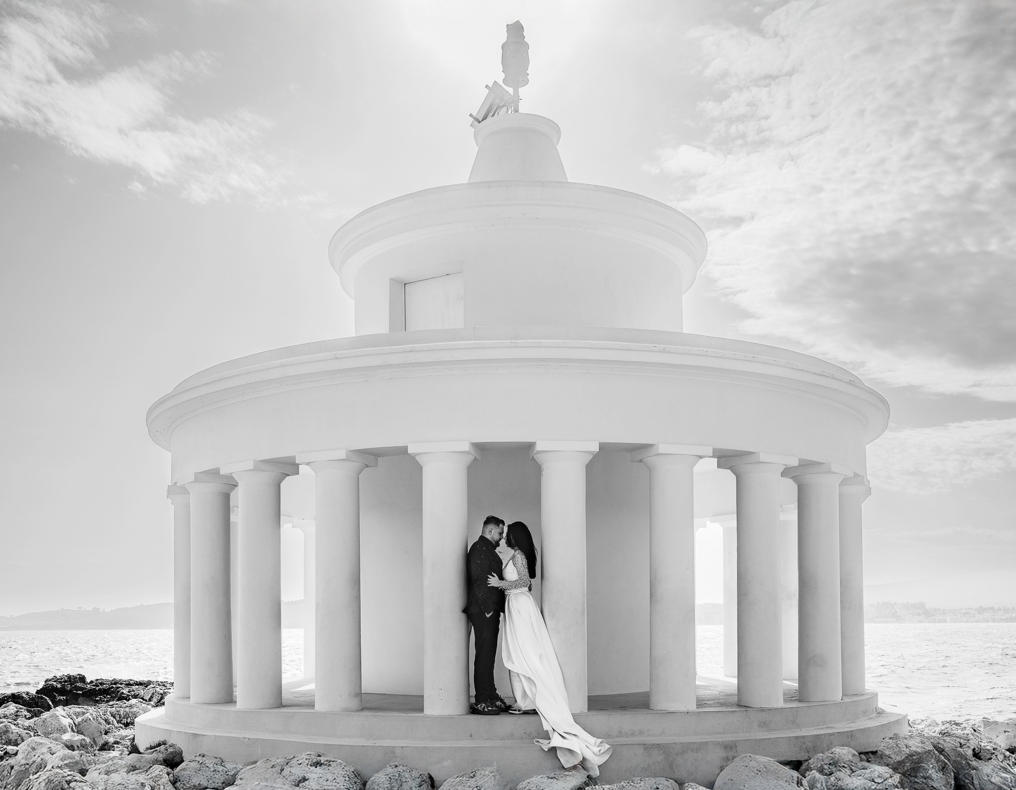 After Wedding Grecia farul din Kefalonia