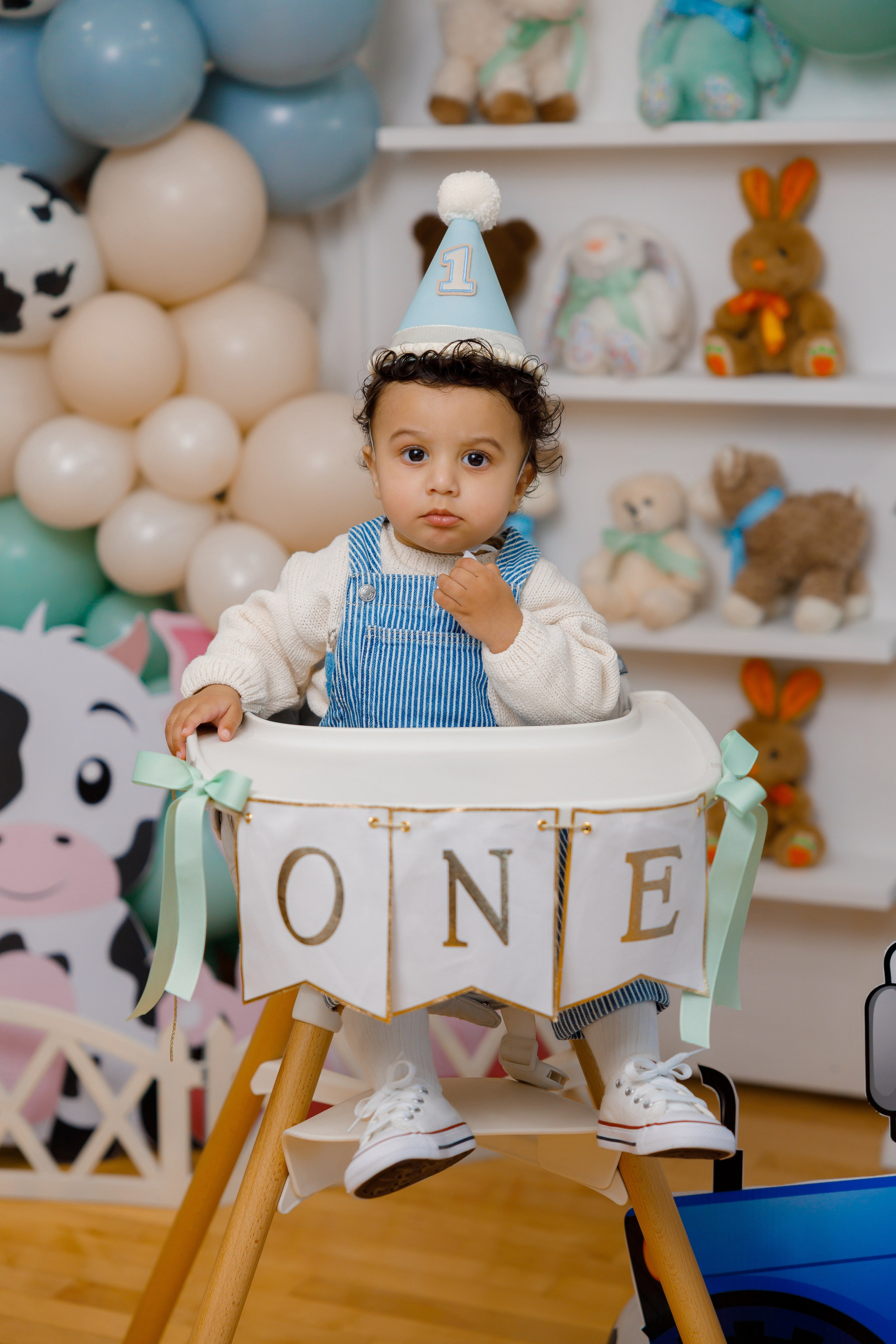 Fateh’s 1st birthday. Home