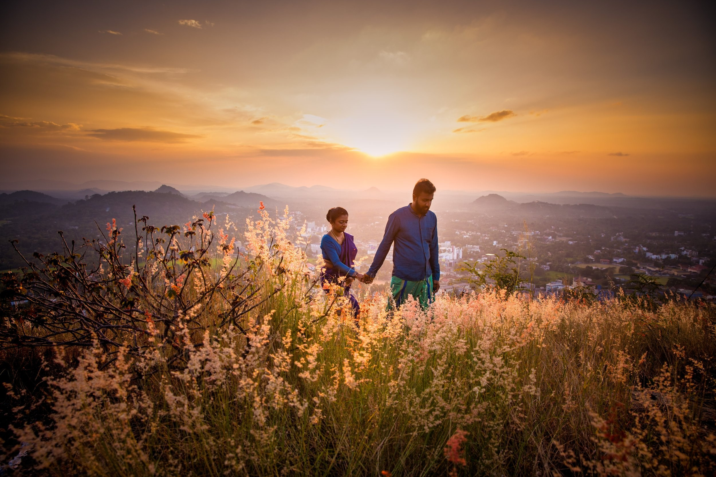 A romantic post wedding couple shoot at Kurunegala