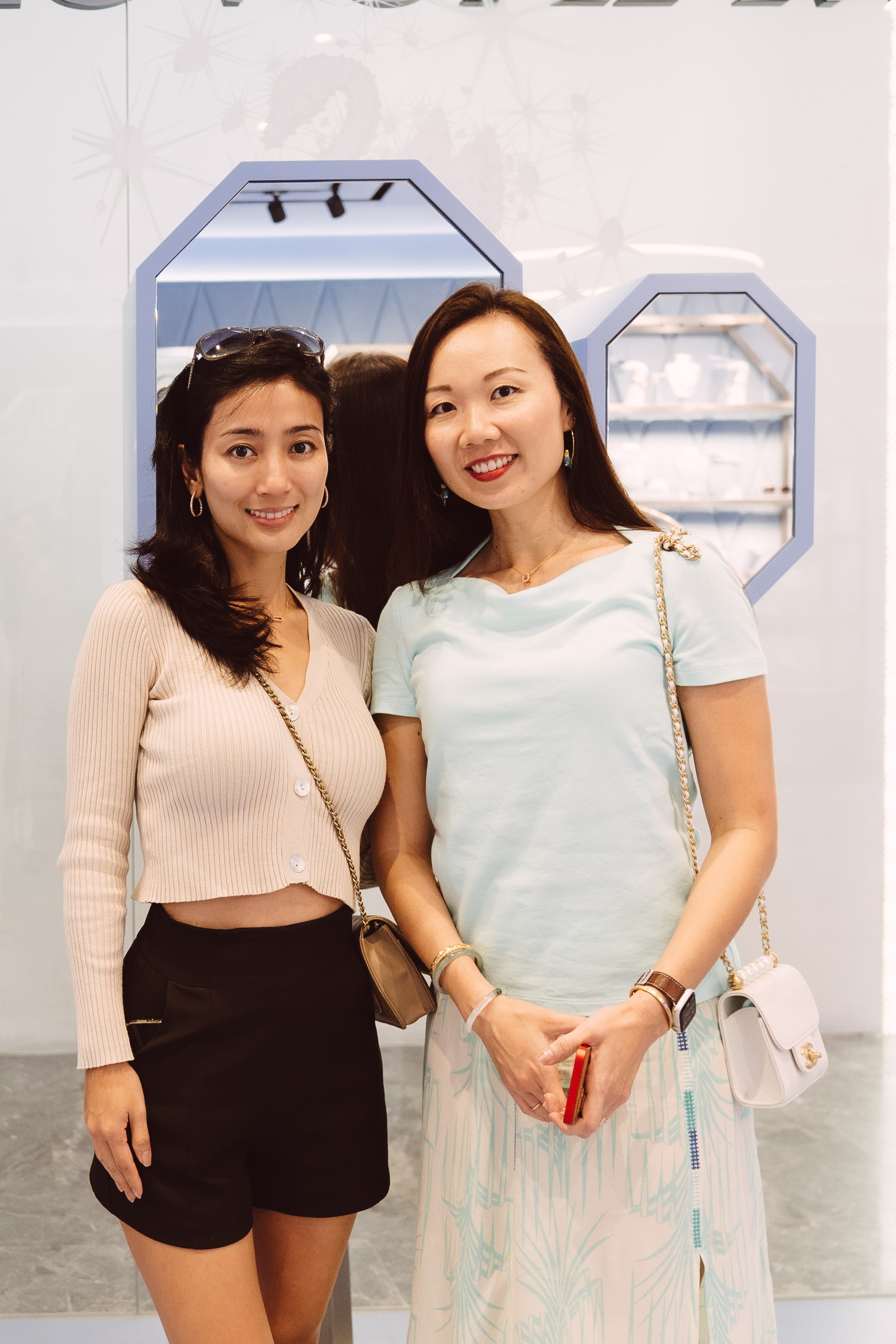 Swarovski event. Dasha in Singapore