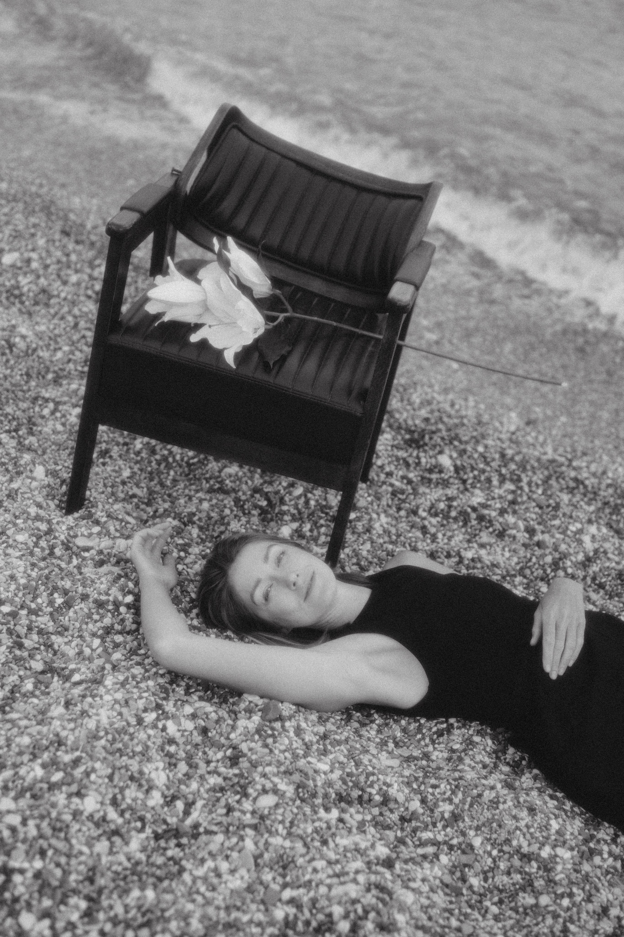 Катя с лилией. Фотограф Мила Ромашкина