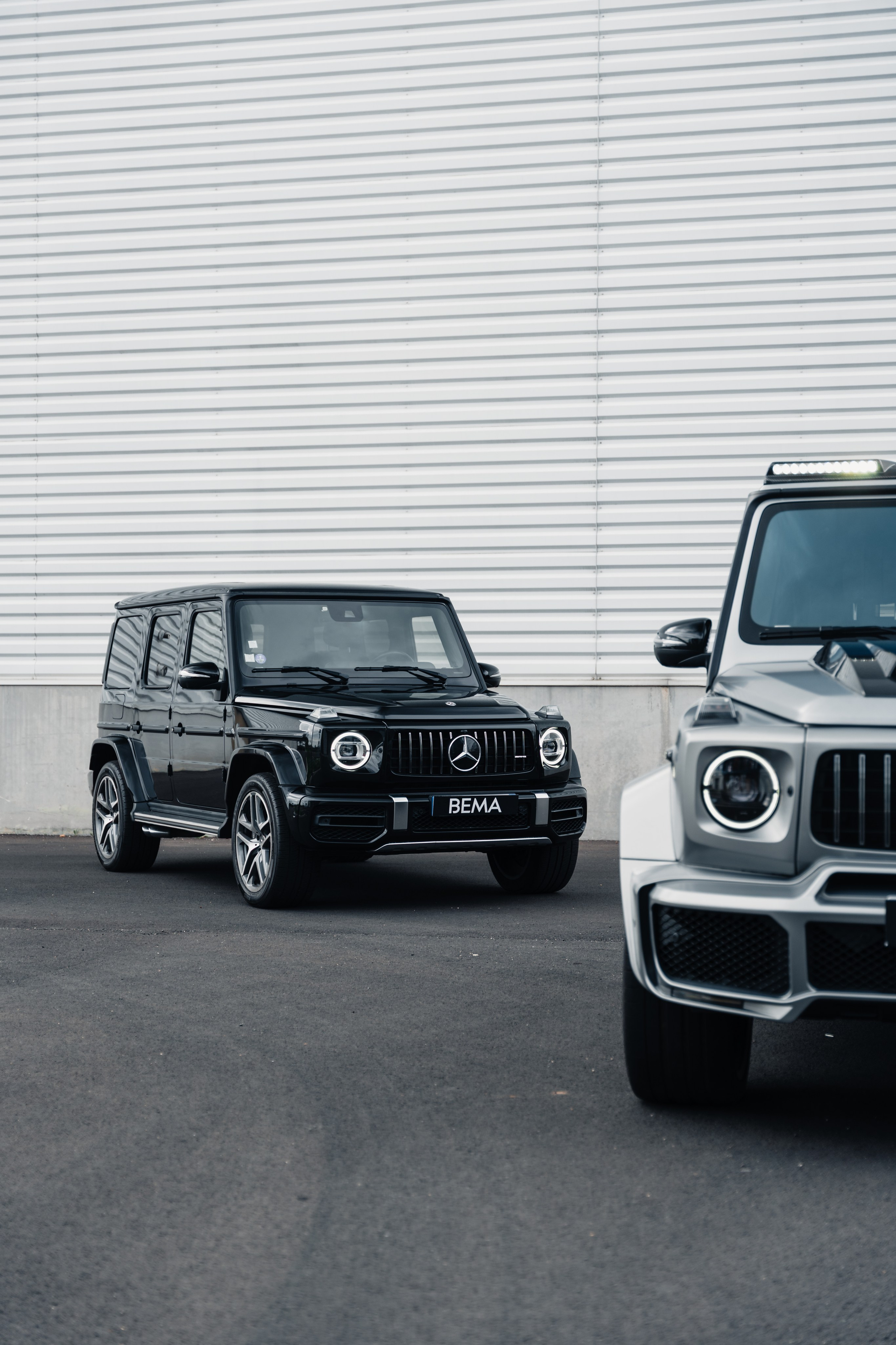 Mercedes G63×3. Photographe de voitures à Paris — Vitalii Motruk