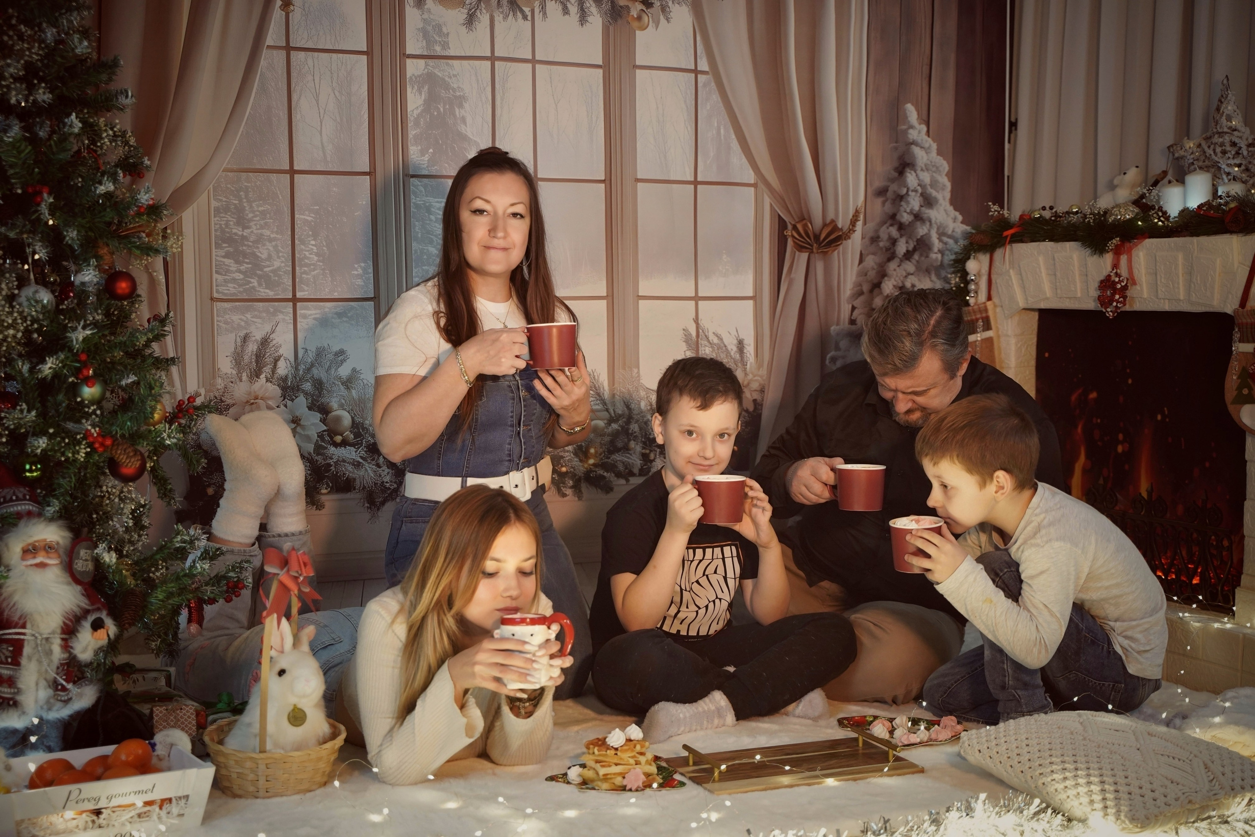 Семейный вечер в Новый год. Фотограф. Визуал. Хайфа. Талья Цветкова