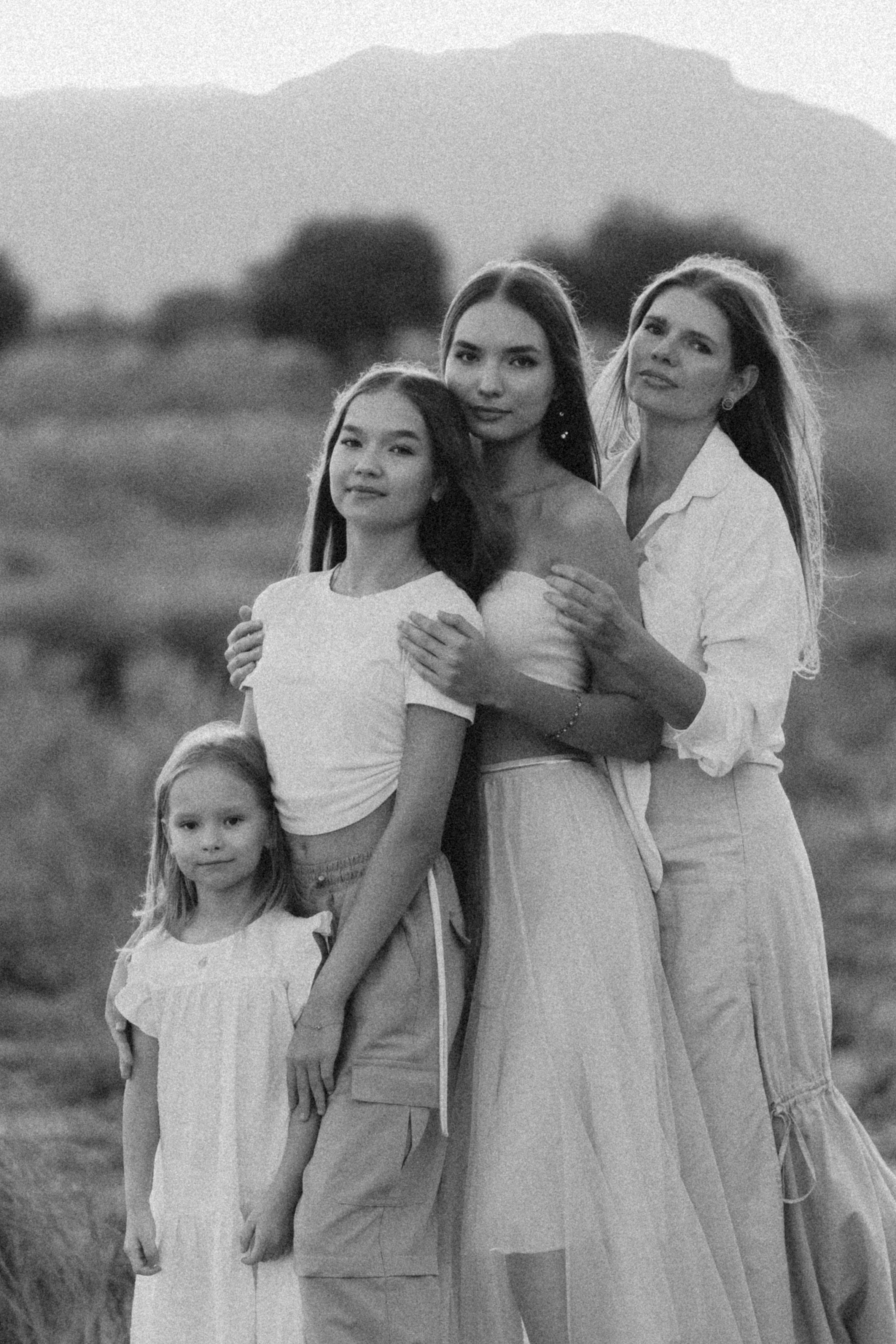 Семейные сьемки на закате. Главная