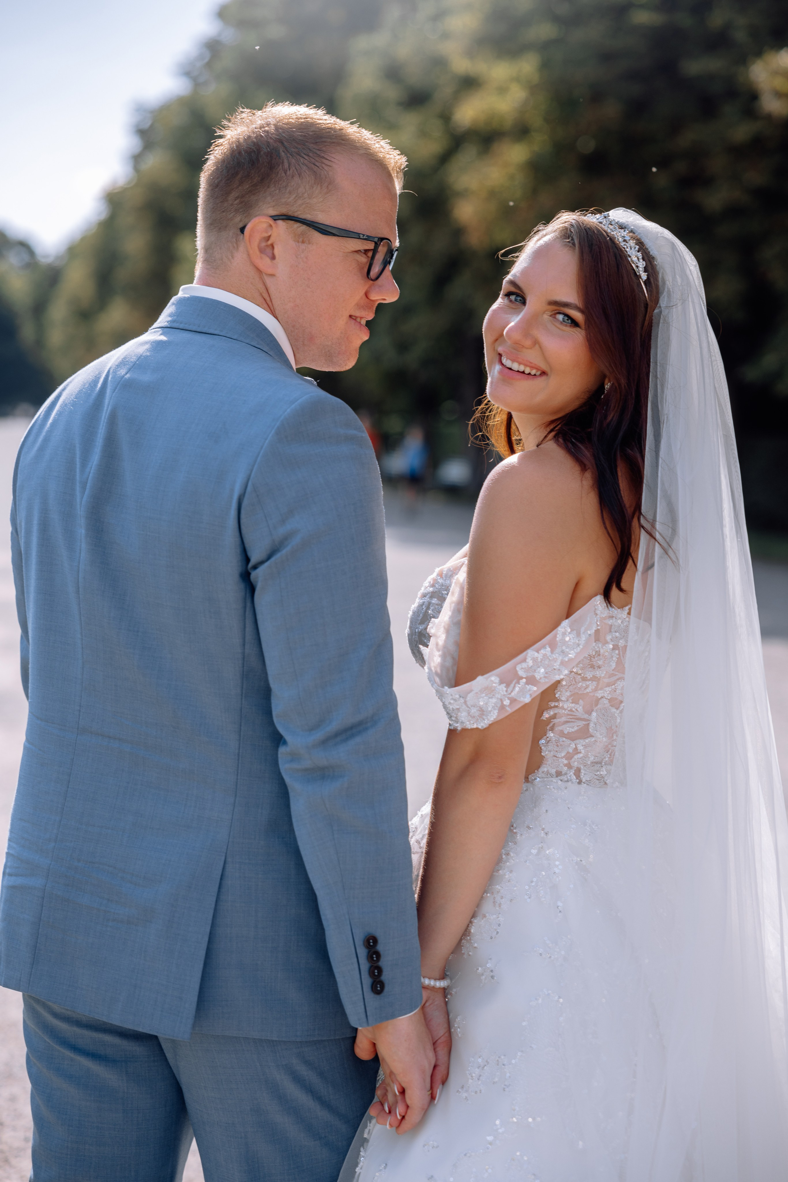 Hochzeit im Schlosscafé im Palmenhaus & Schloss Nymphenburg. Hochzeitsfotograf München Taufe Familienfotograf Tanja Mauke