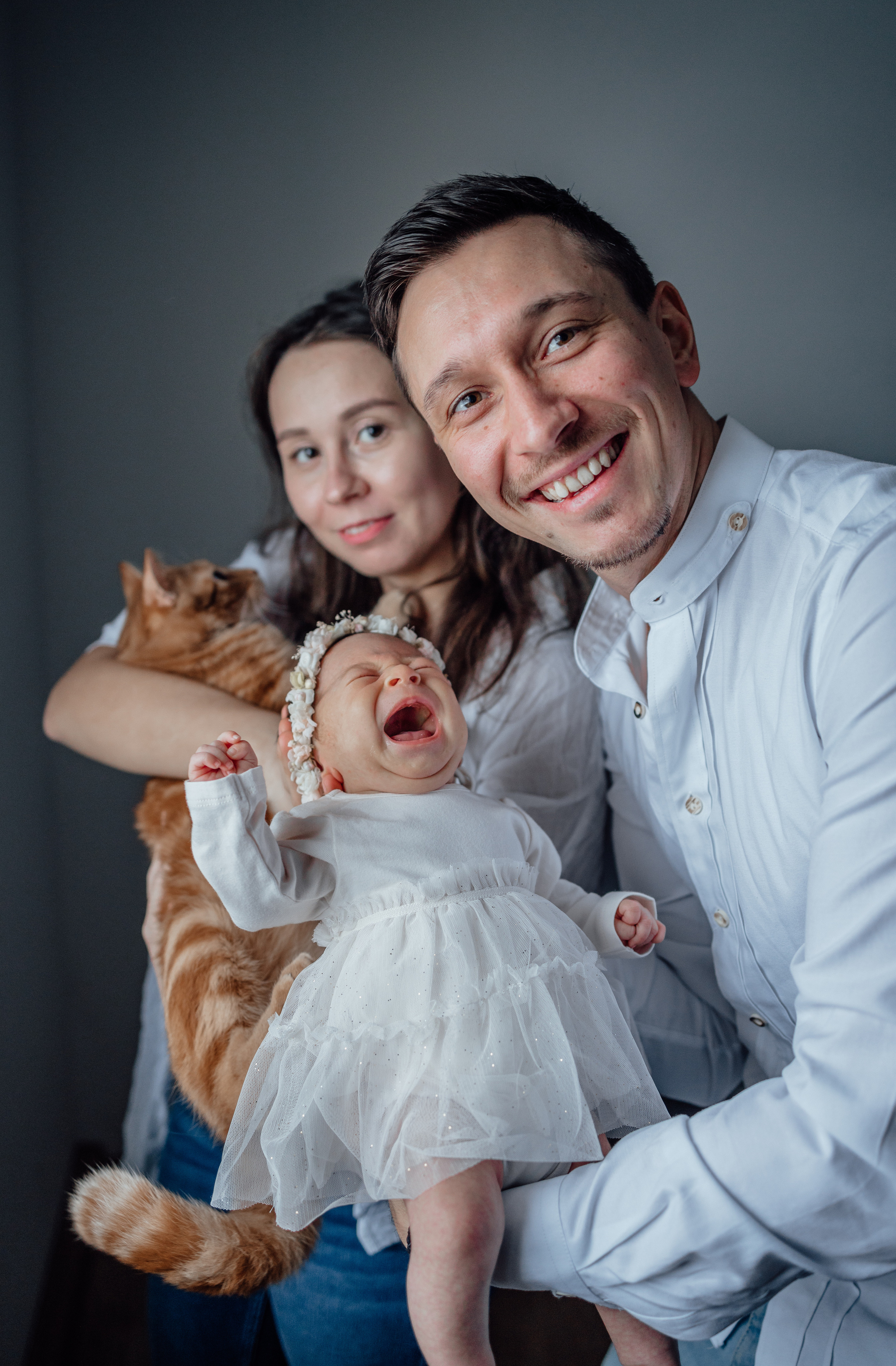 Prinzessin 1 Monate. Hochzeitsfotograf München Taufe Familienfotograf Tanja Mauke