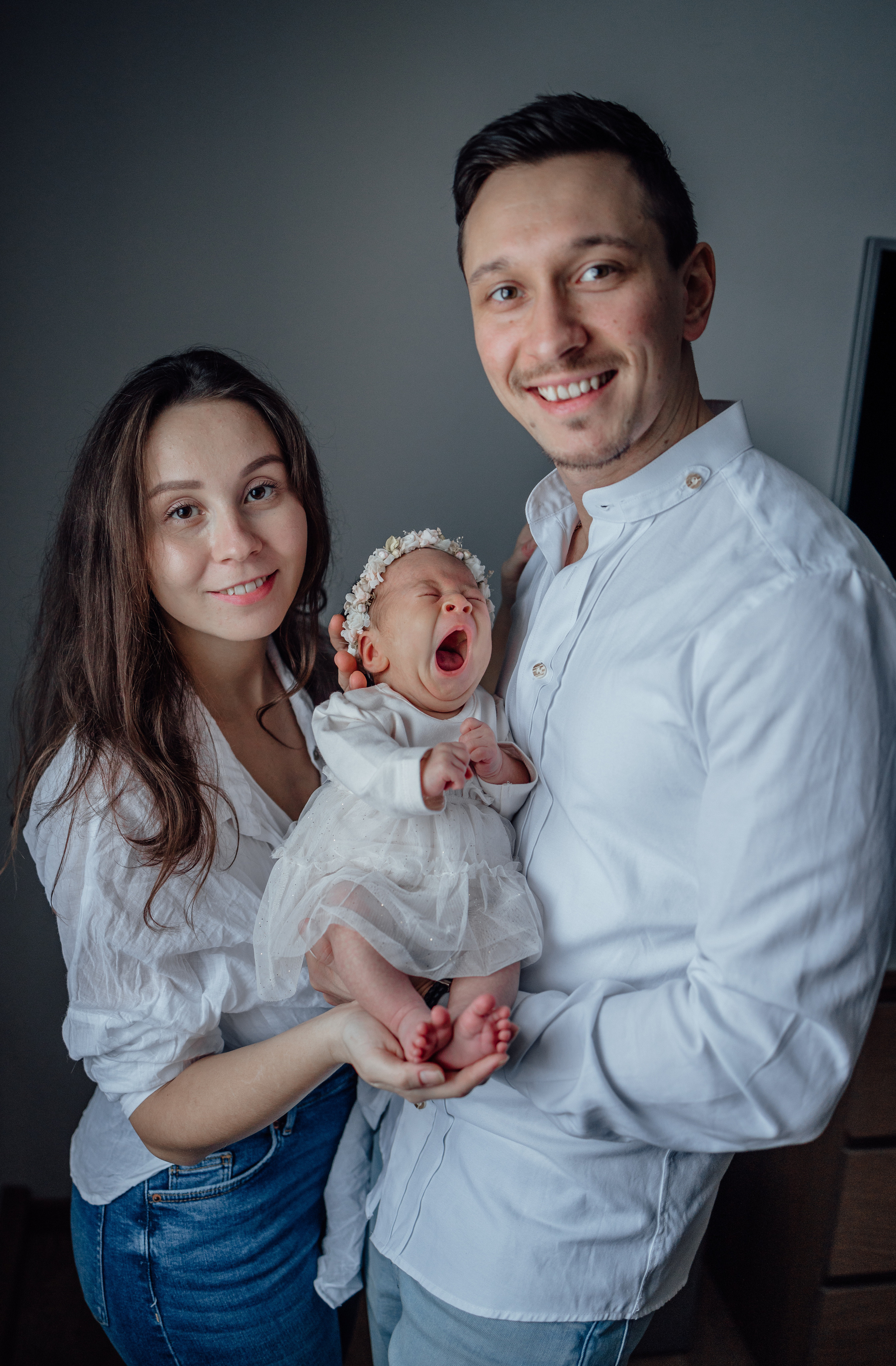 Prinzessin 1 Monate. Hochzeitsfotograf München Taufe Familienfotograf Tanja Mauke