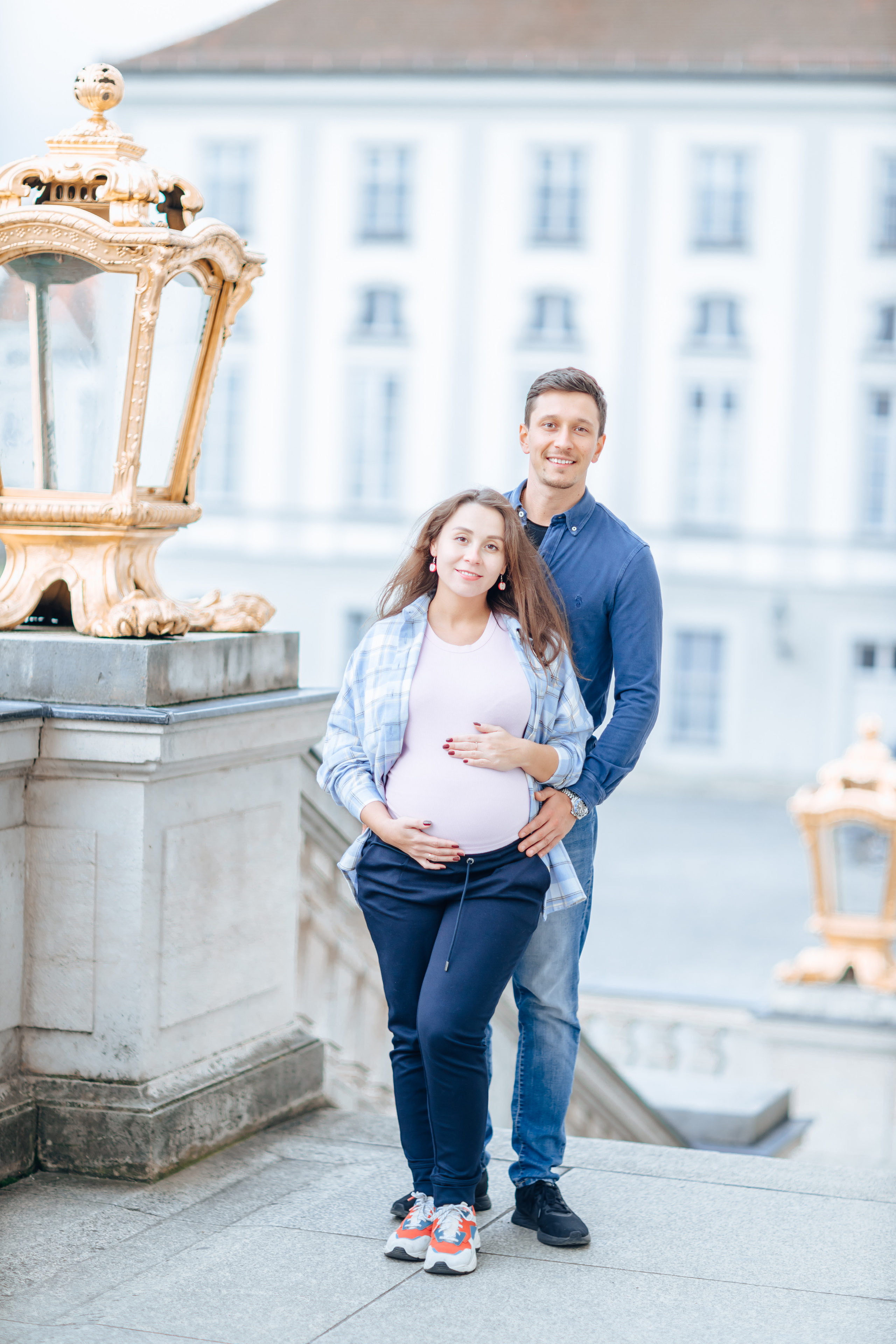 Schloss Nymphenburg Babybauch. Hochzeitsfotograf München Taufe Familienfotograf Tanja Mauke