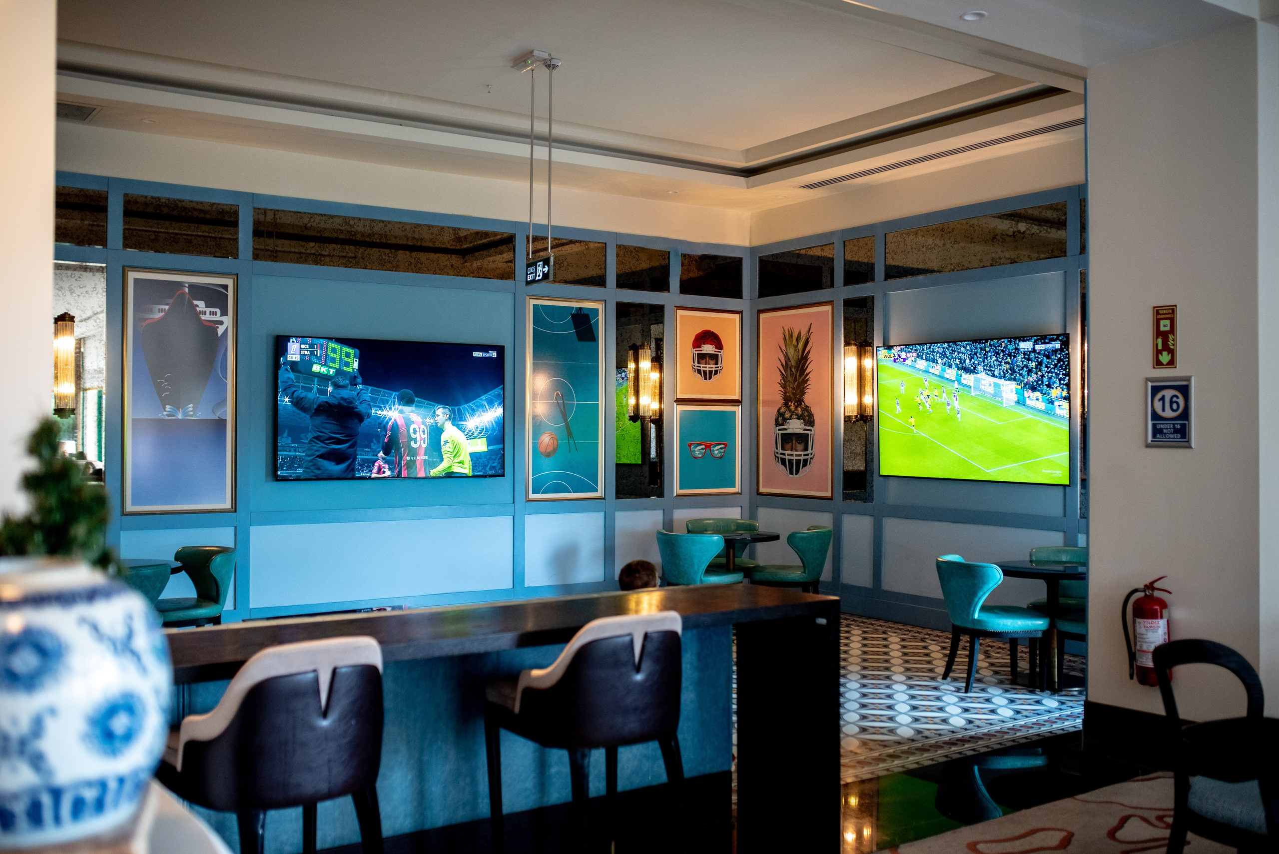 Outdoor lounge at IC Hotels family resort in Antalya photographed by professional hotel photographer