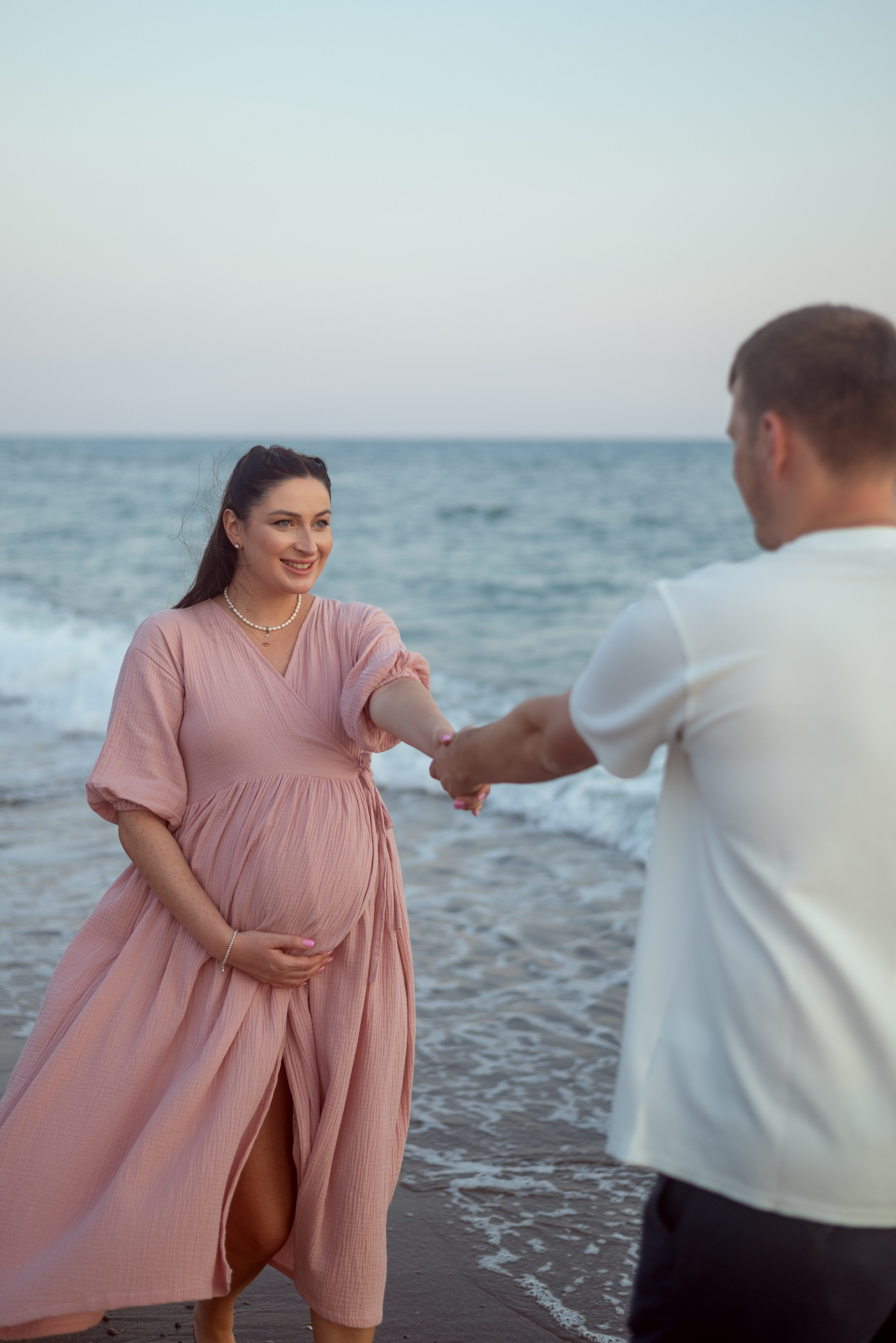 Семейная фотосессия на пляже в Белеке. Фотограф Анталия, Кемер, Белек, Сиде Дарья Кая