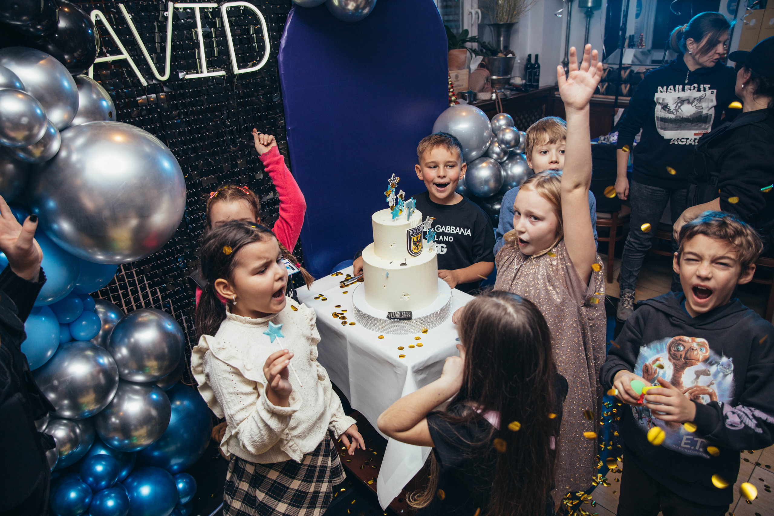 Kinderparty. Portrait family photographer in Berlin Elena Zakh