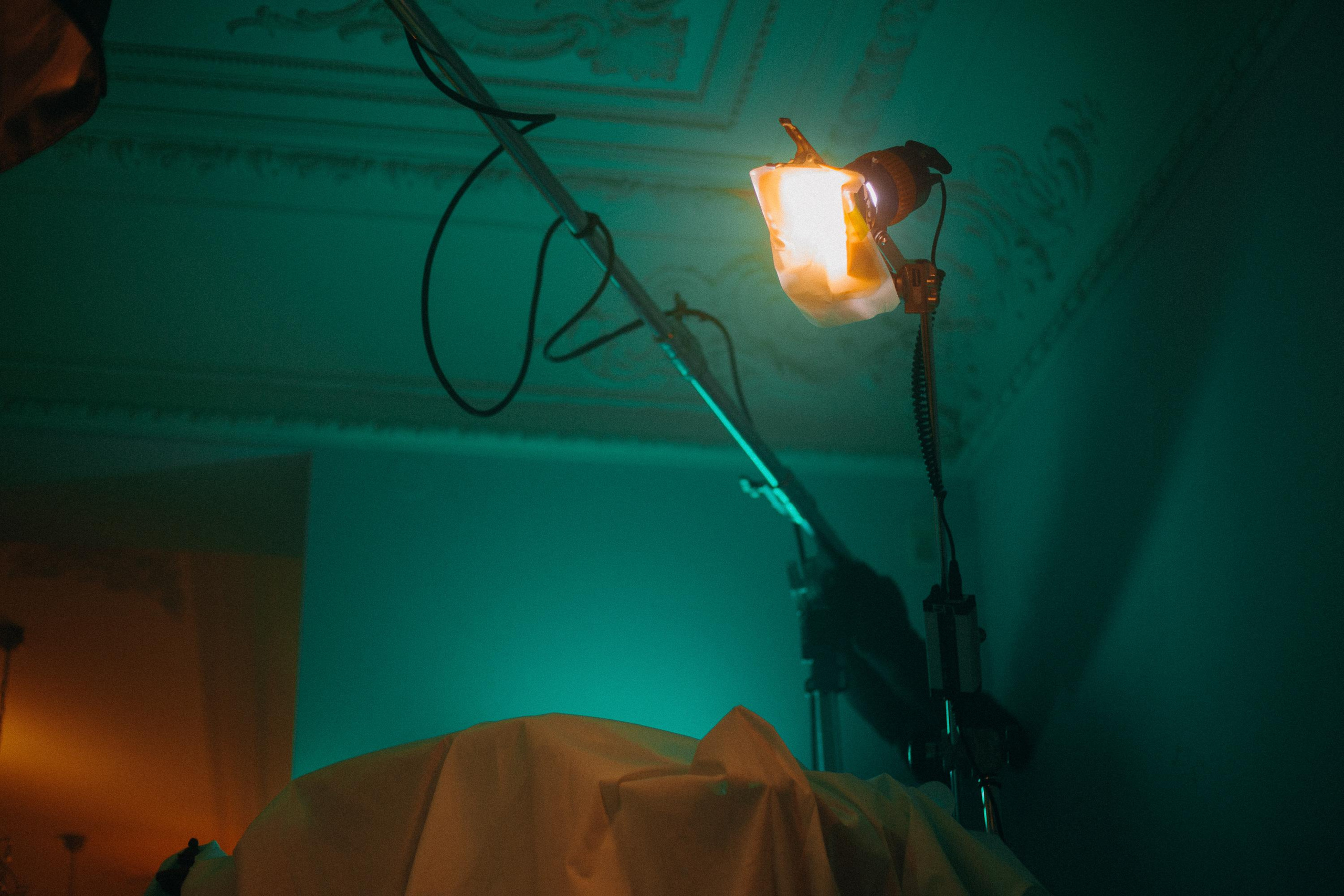 Backstage of the music video shooting. Photographer Luxembourg