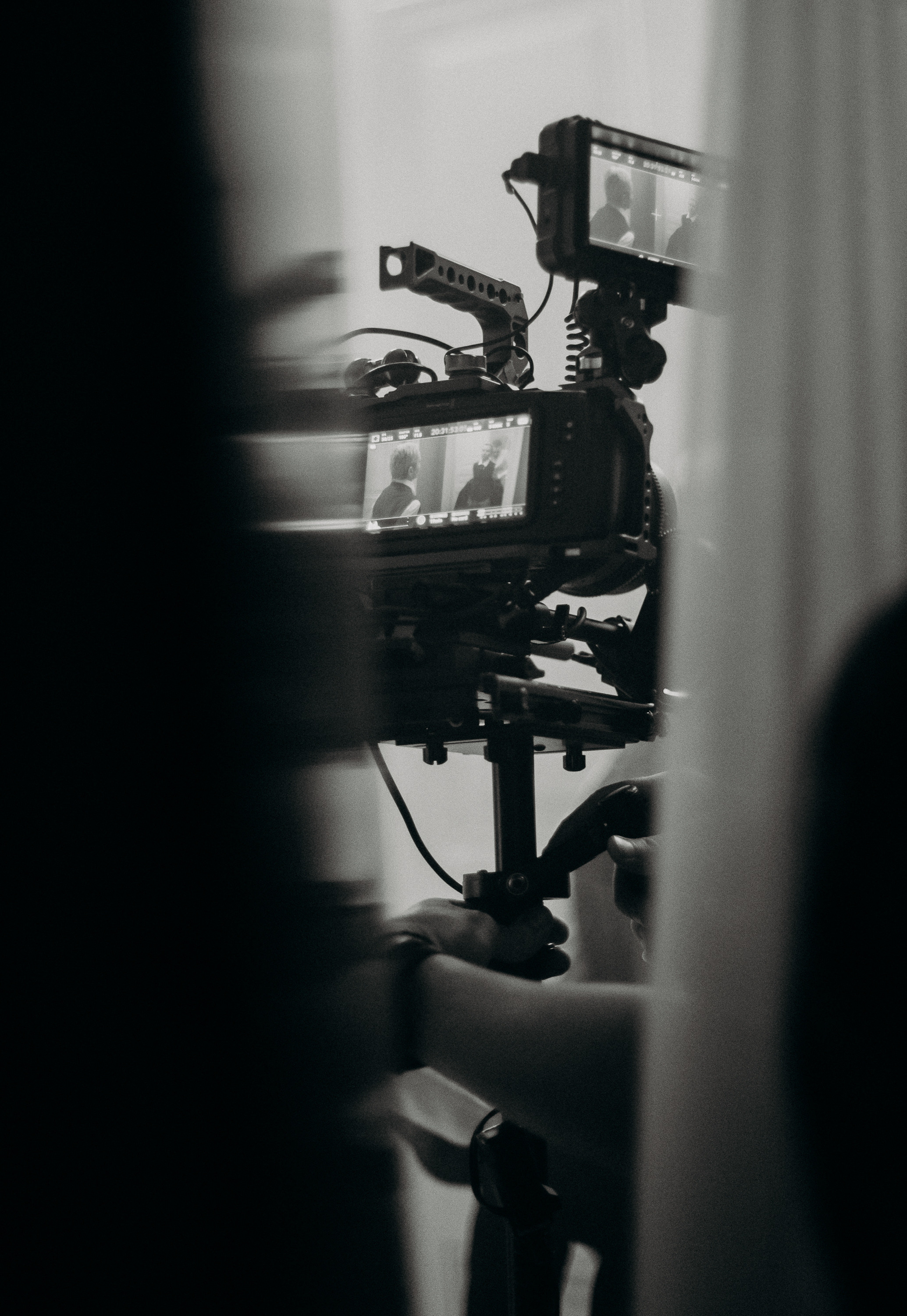 Backstage of the music video shooting. Photographer Luxembourg